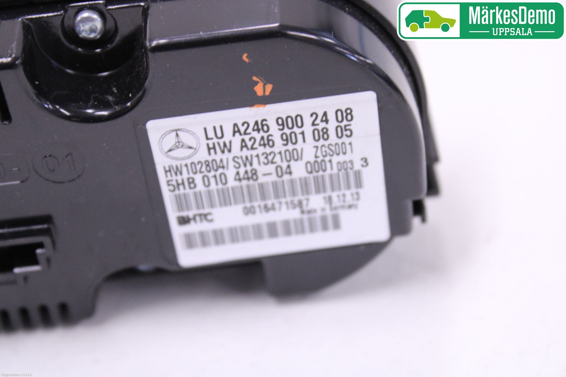 Mercedes-Benz MB CLA-KLASS (C117/X117) 13-19 Varme Ac Betjening-Display