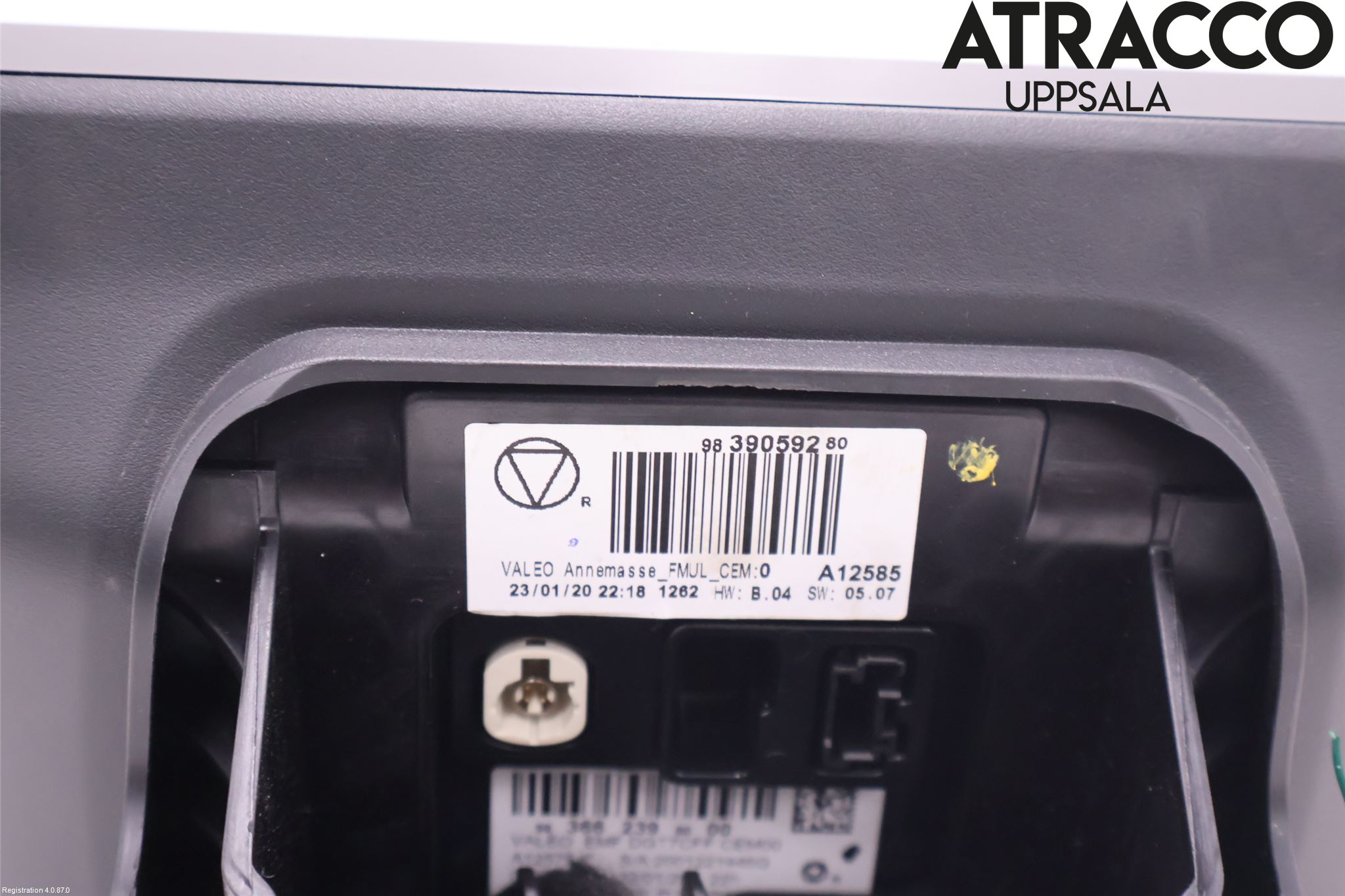 Citroen C4 CACTUS 14-20 Instr Skjerm Dvd-Gps-Ac-Tlf