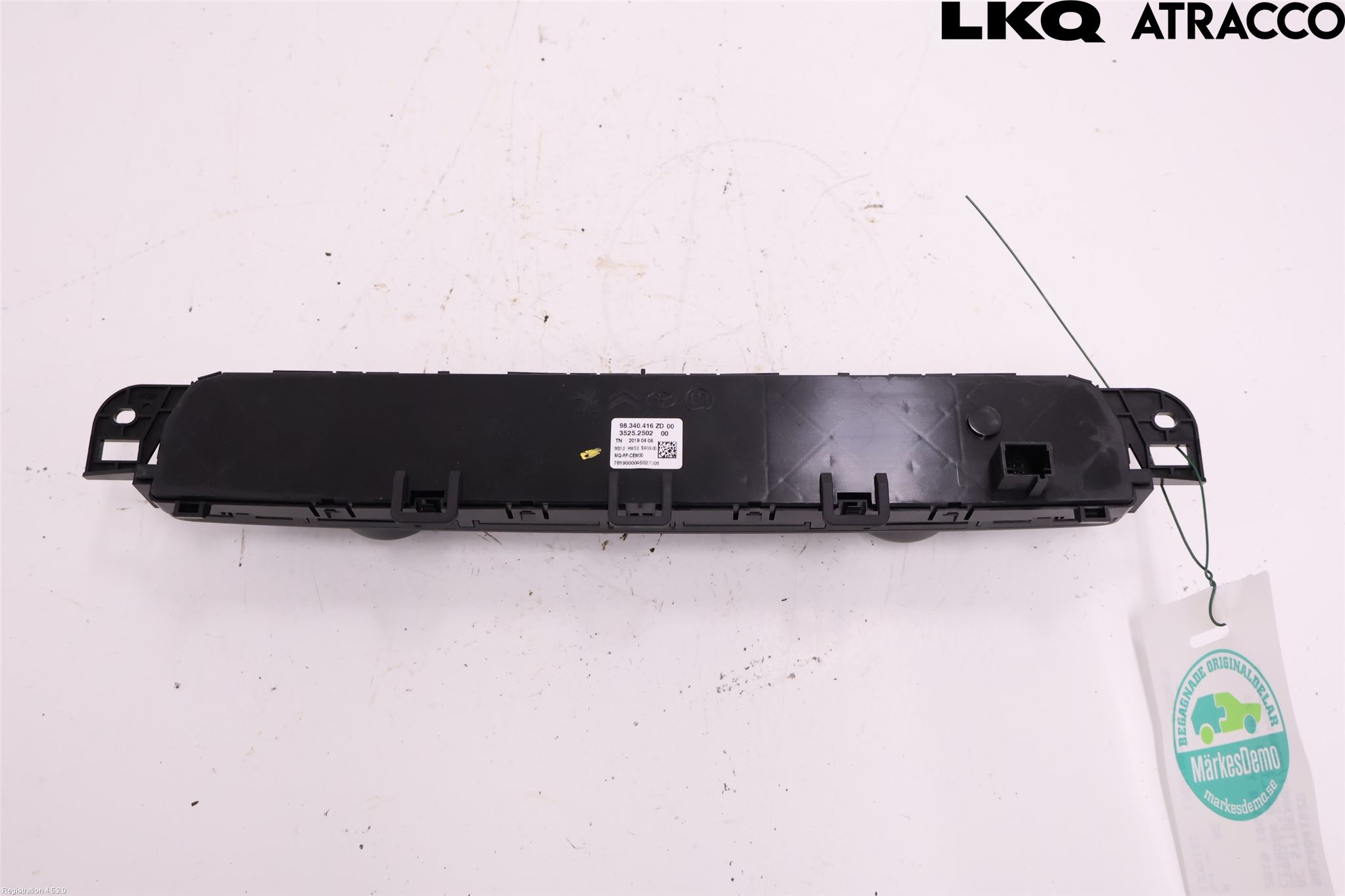 Citroen BERLINGO/E-BERLINGO 19- Varme Ac Betjening-Display