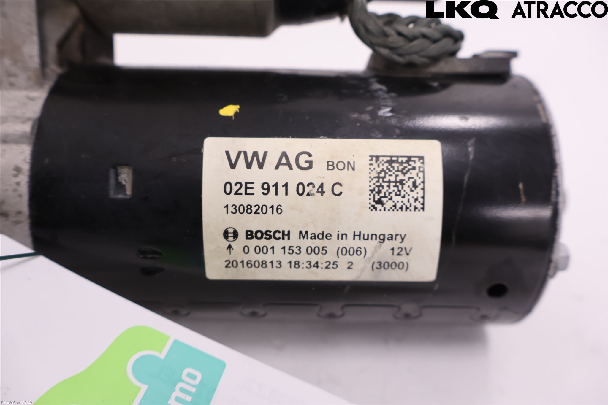 Volkswagen VW CADDY 16-20 Startmotor Diesel