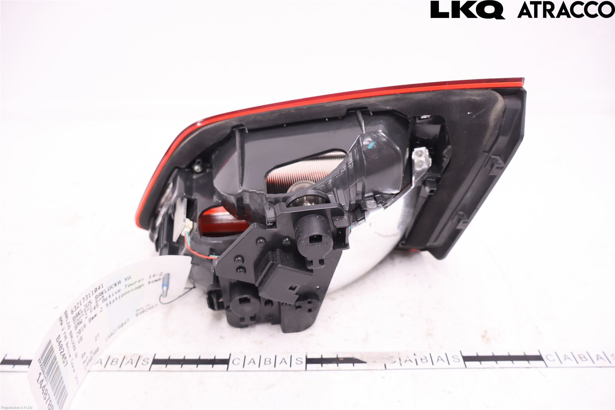 BMW 2 F45 Active Tourer 14-21 Baklykt Venstre  På Luke(Indre