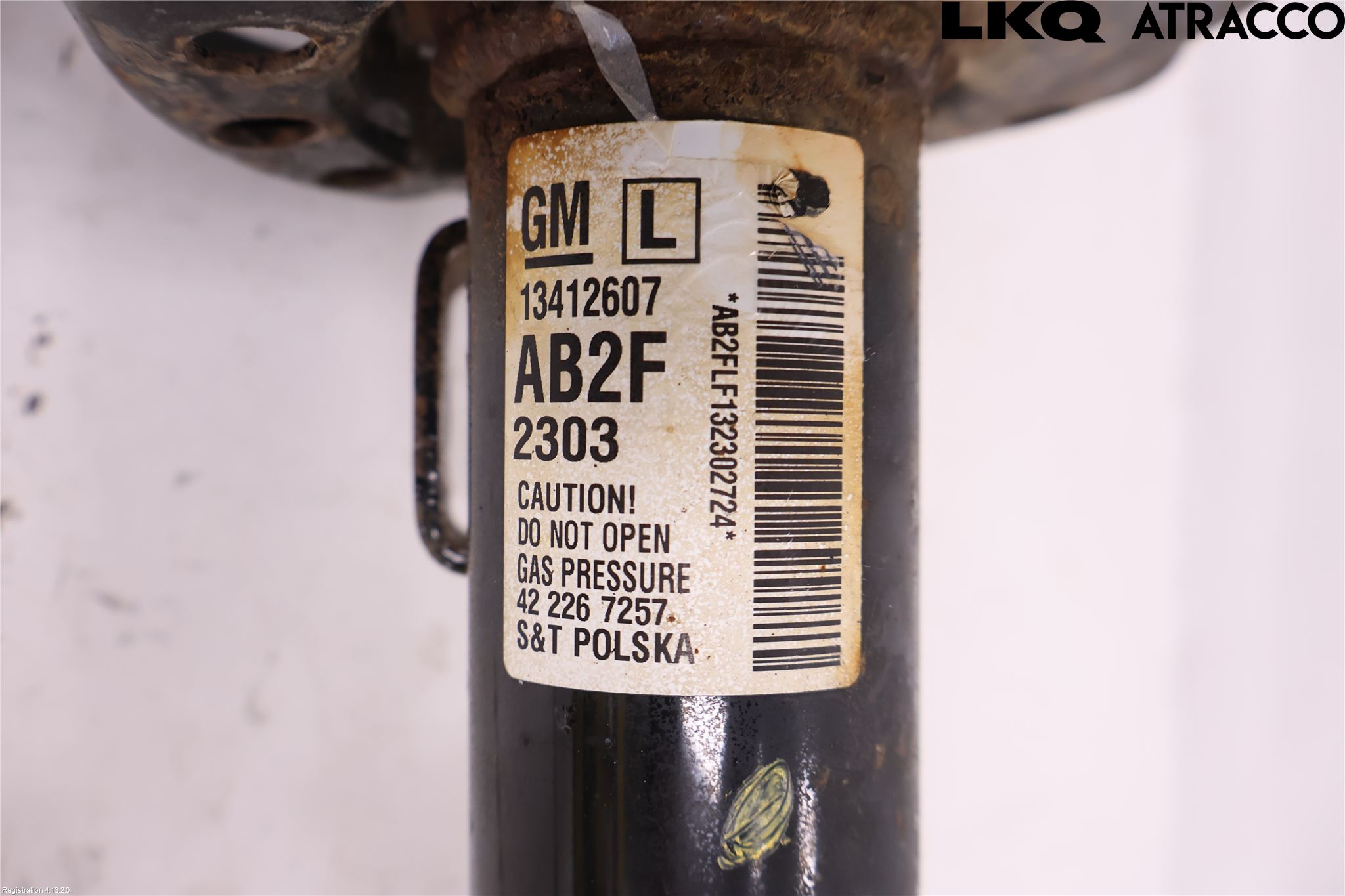 Opel ASTRA J 10-15 Fjærbein Foran Venstre