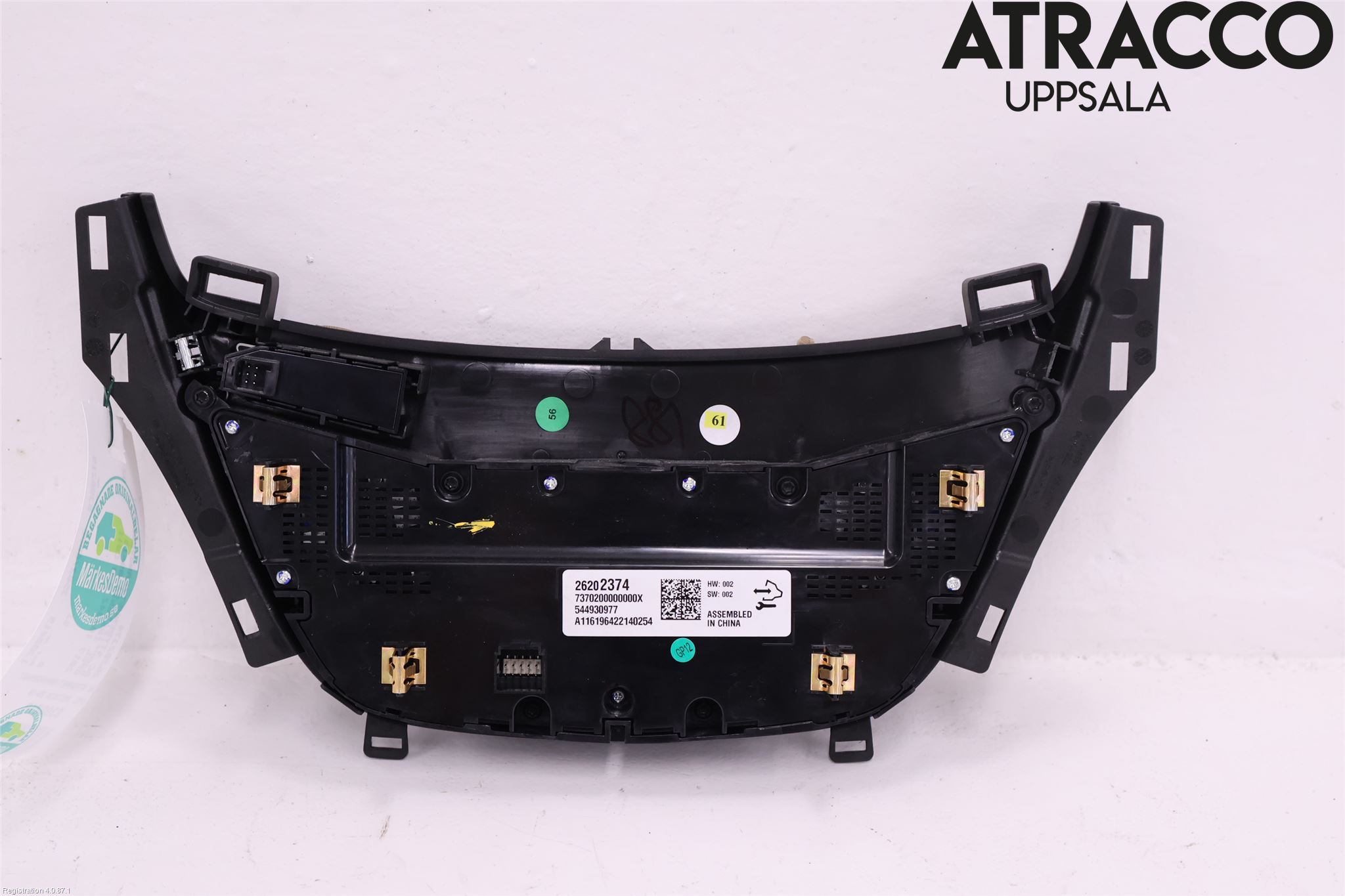 Opel INSIGNIA 09-16 Varme Ac Betjening-Display