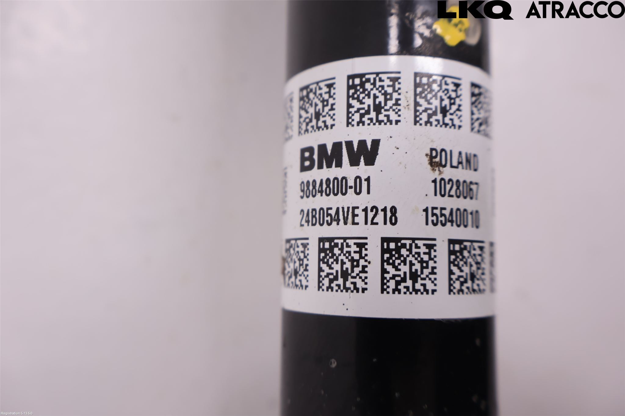 BMW X1/iX1 U11 23- Drivaksel Bak Kompl Høyre