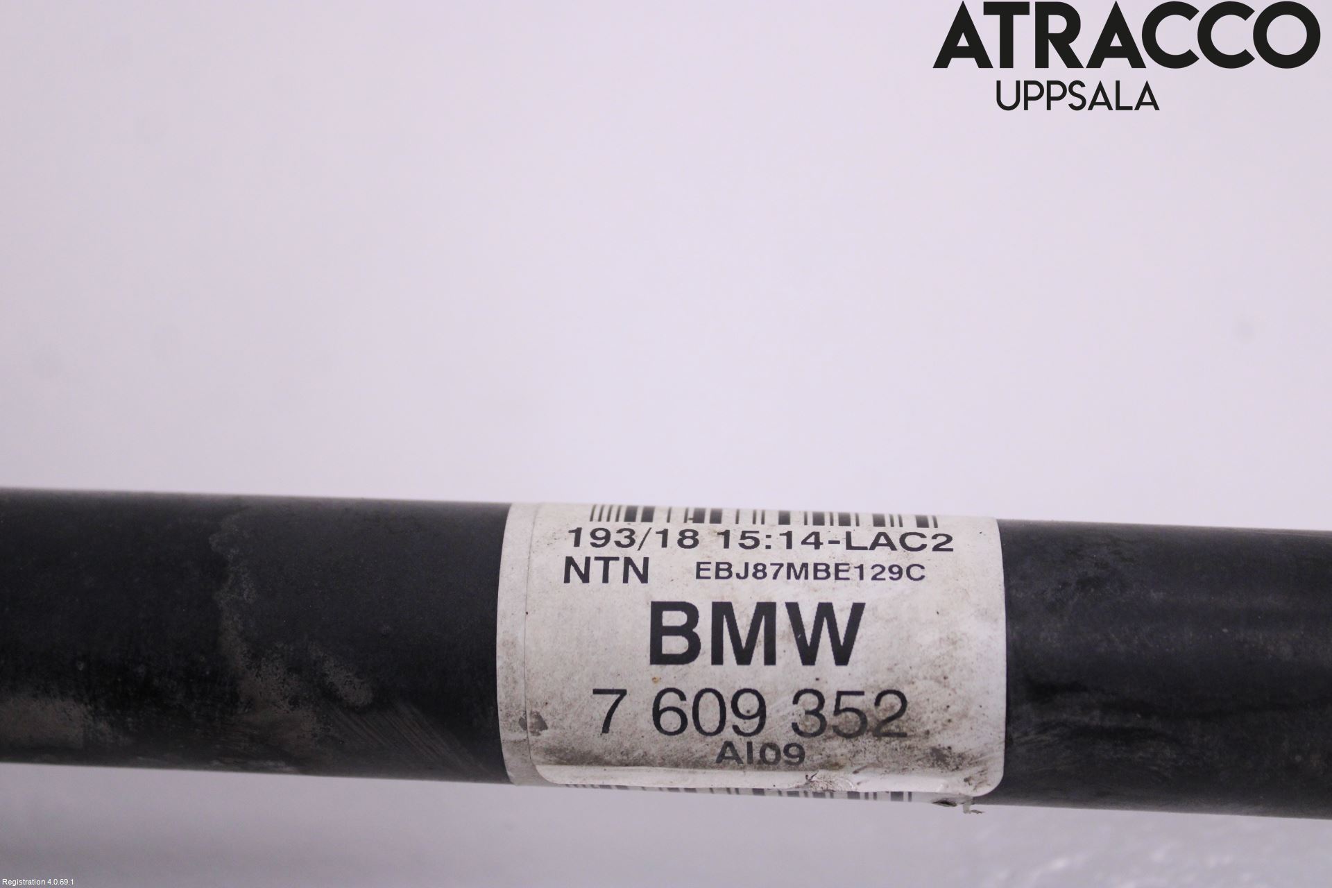 BMW 3 GT F34 13-19 Drivaksel Bak Kompl Høyre