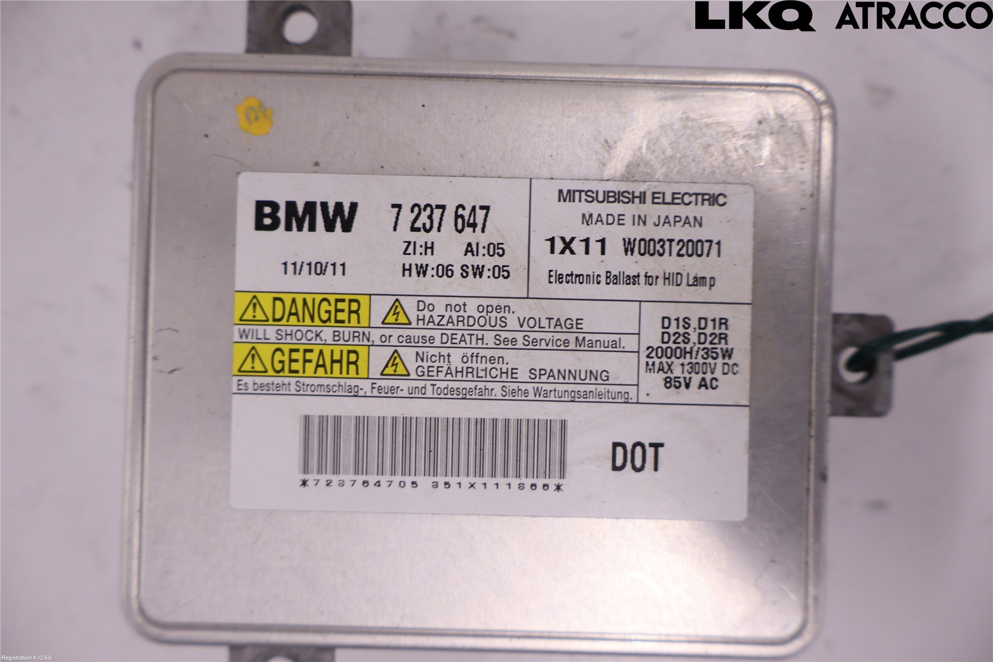 BMW 3 E90/91 SED/TOU 05-12 Styreenhet Xenon