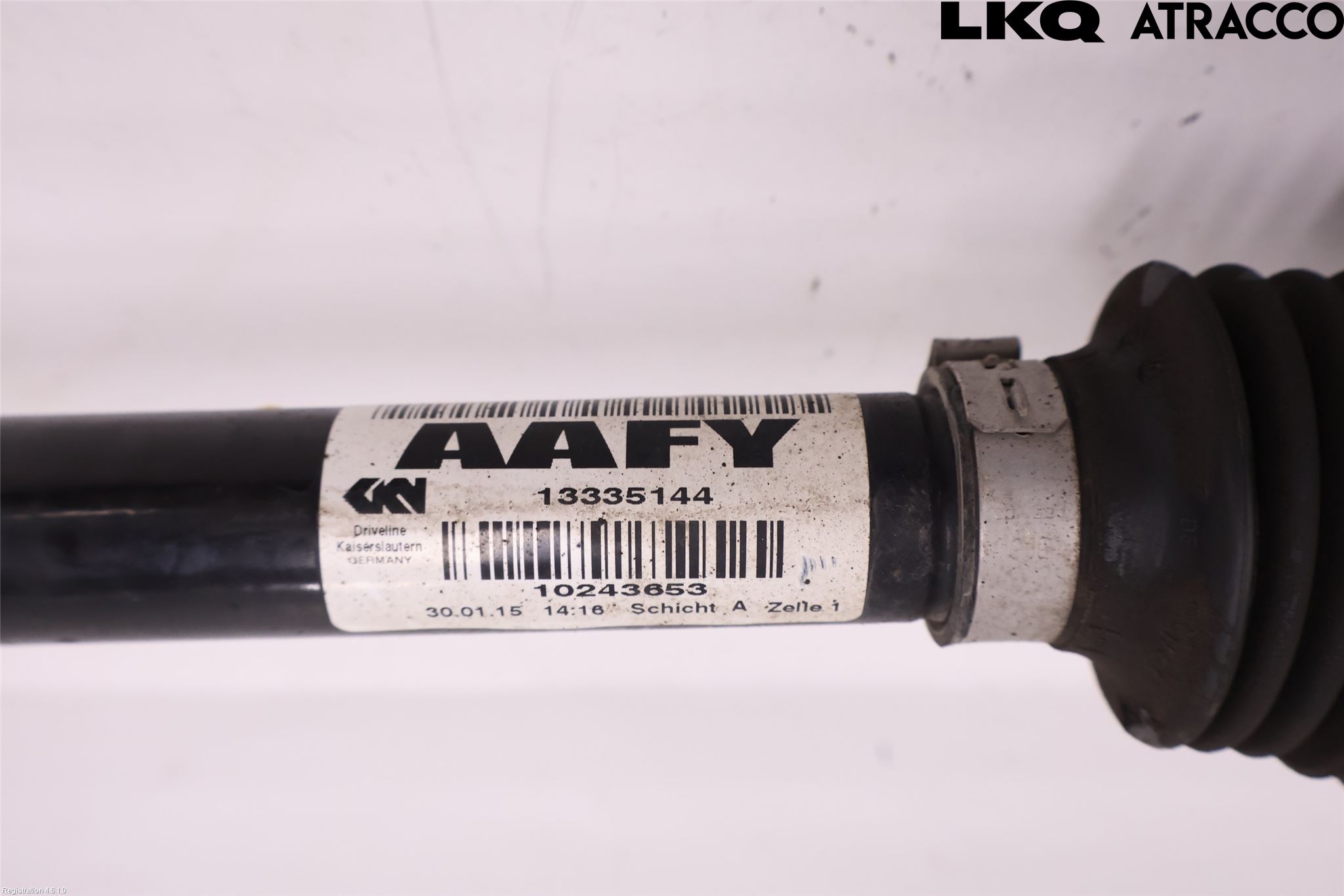 Opel ASTRA J 10-15 Drivaksel Foran Kompl Høyre