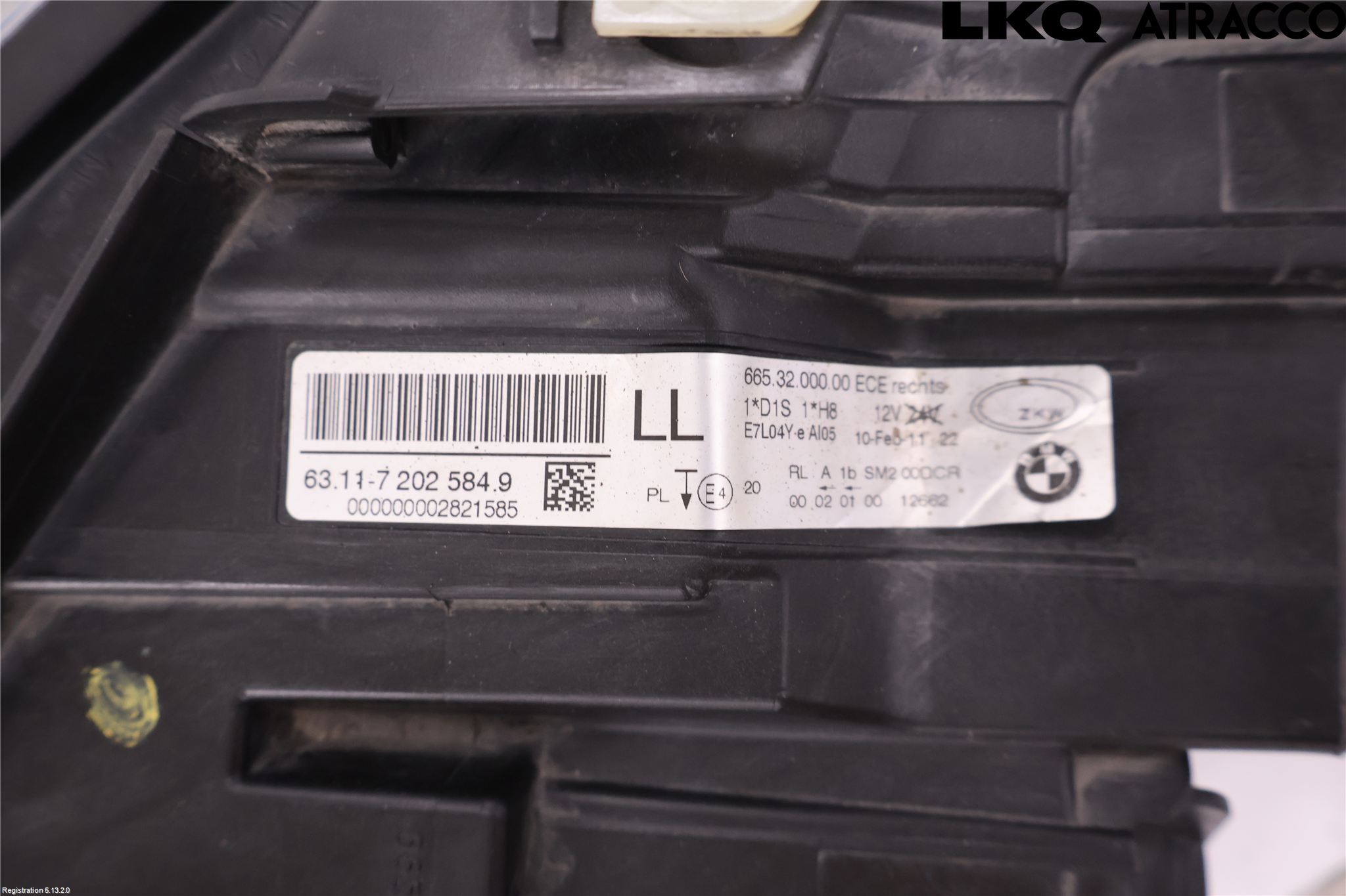 BMW 3 E90/91 SED/TOU 05-12 Frontlykt Høyre