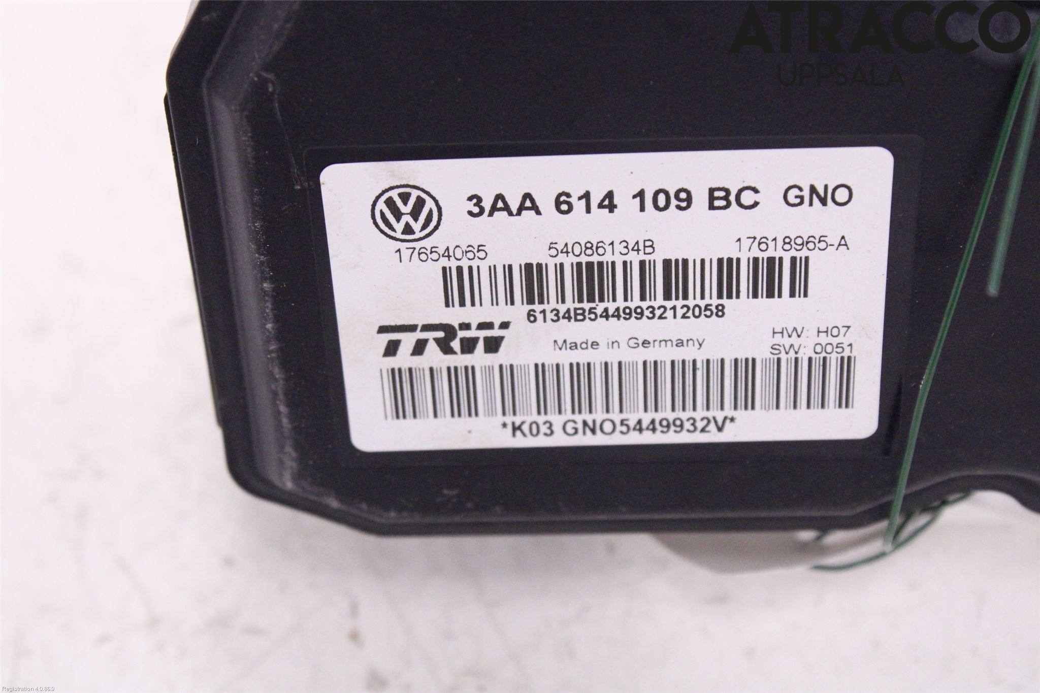 Volkswagen VW PASSAT 11-14 Abs Hydraulikkaggregat
