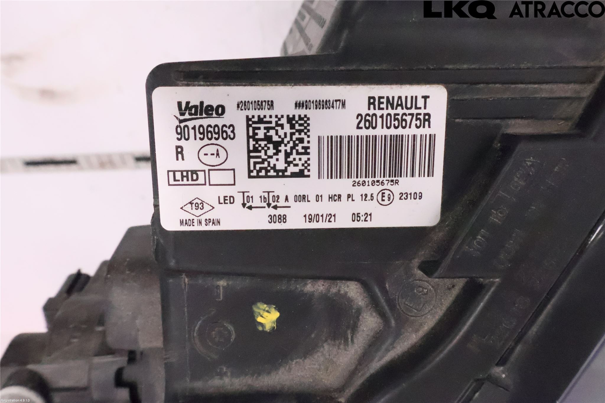 Renault MEGANE IV 16-23 Frontlykt Høyre