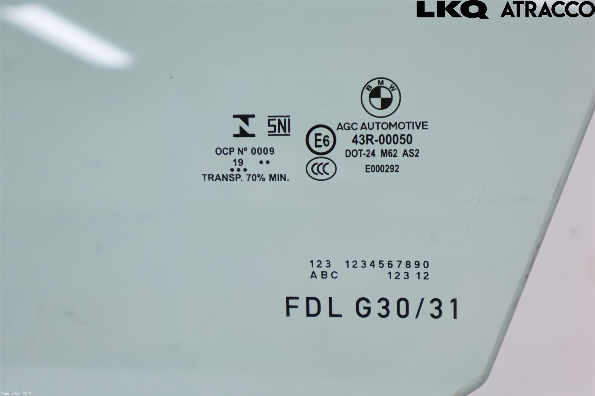 BMW 5 G30/G31/F90 17-23 Dørrute Foran Venstre 4 Dørs