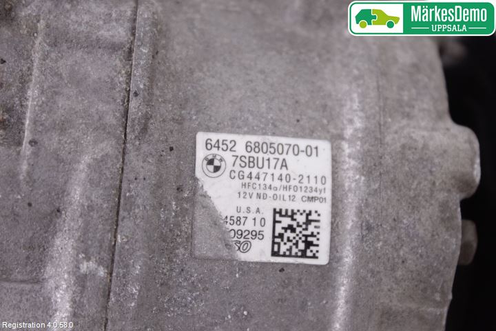 BMW X5 F15 13-18 Varme Ac Kompressor