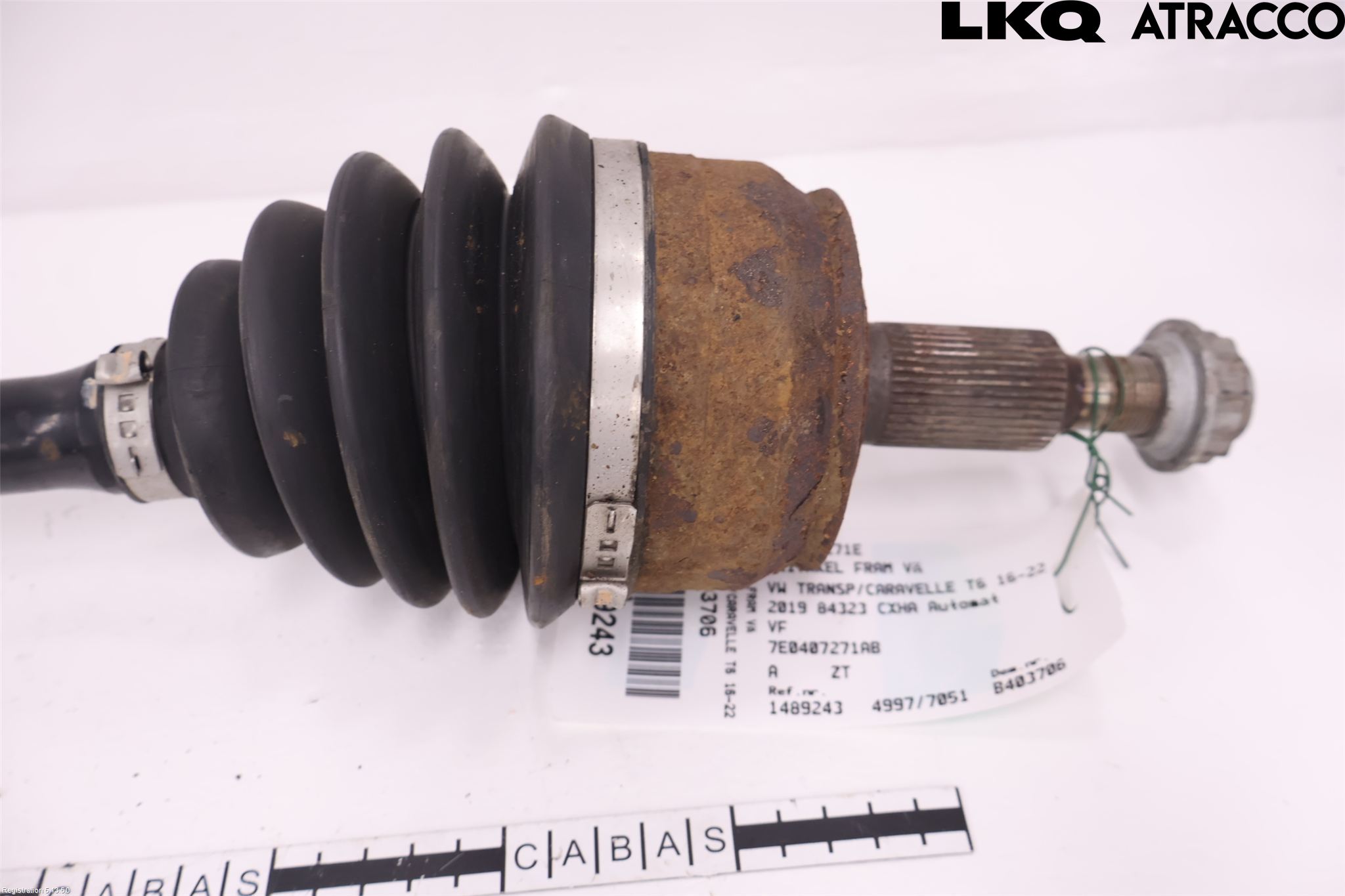 Volkswagen VW TRANSP/CARAVELLE (T6) 16-22 Drivaksel Foran Kompl Venstre