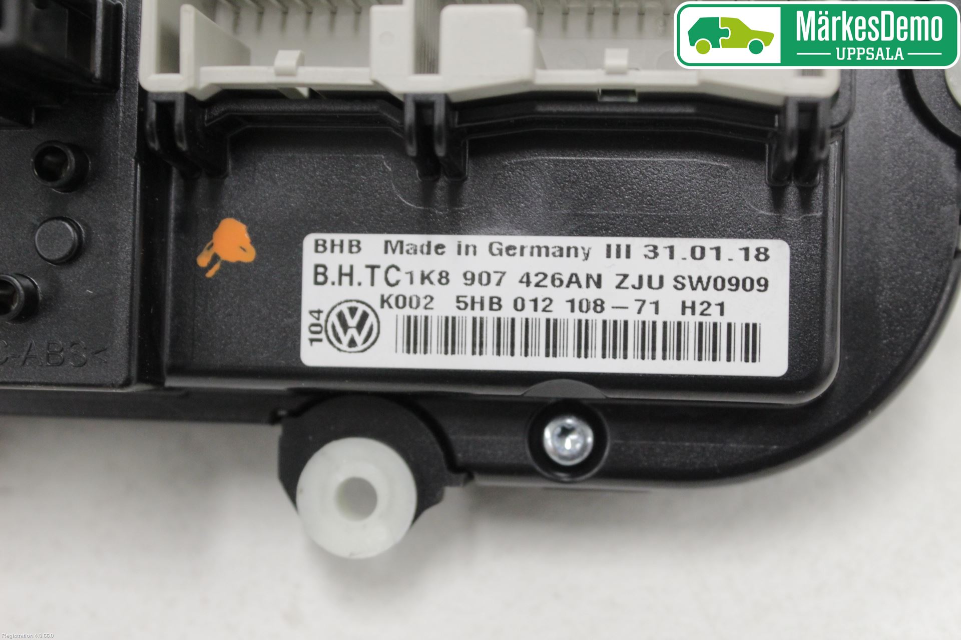 Volkswagen VW CADDY 16-20 Varme Ac Betjening-Display