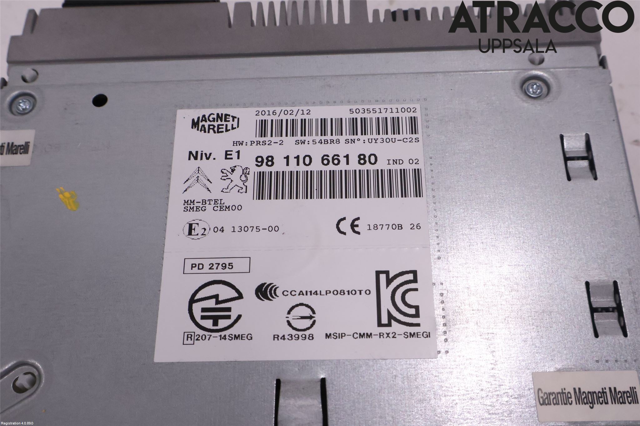 Peugeot PEUGOT 208 16-19 Stereo Forsterker
