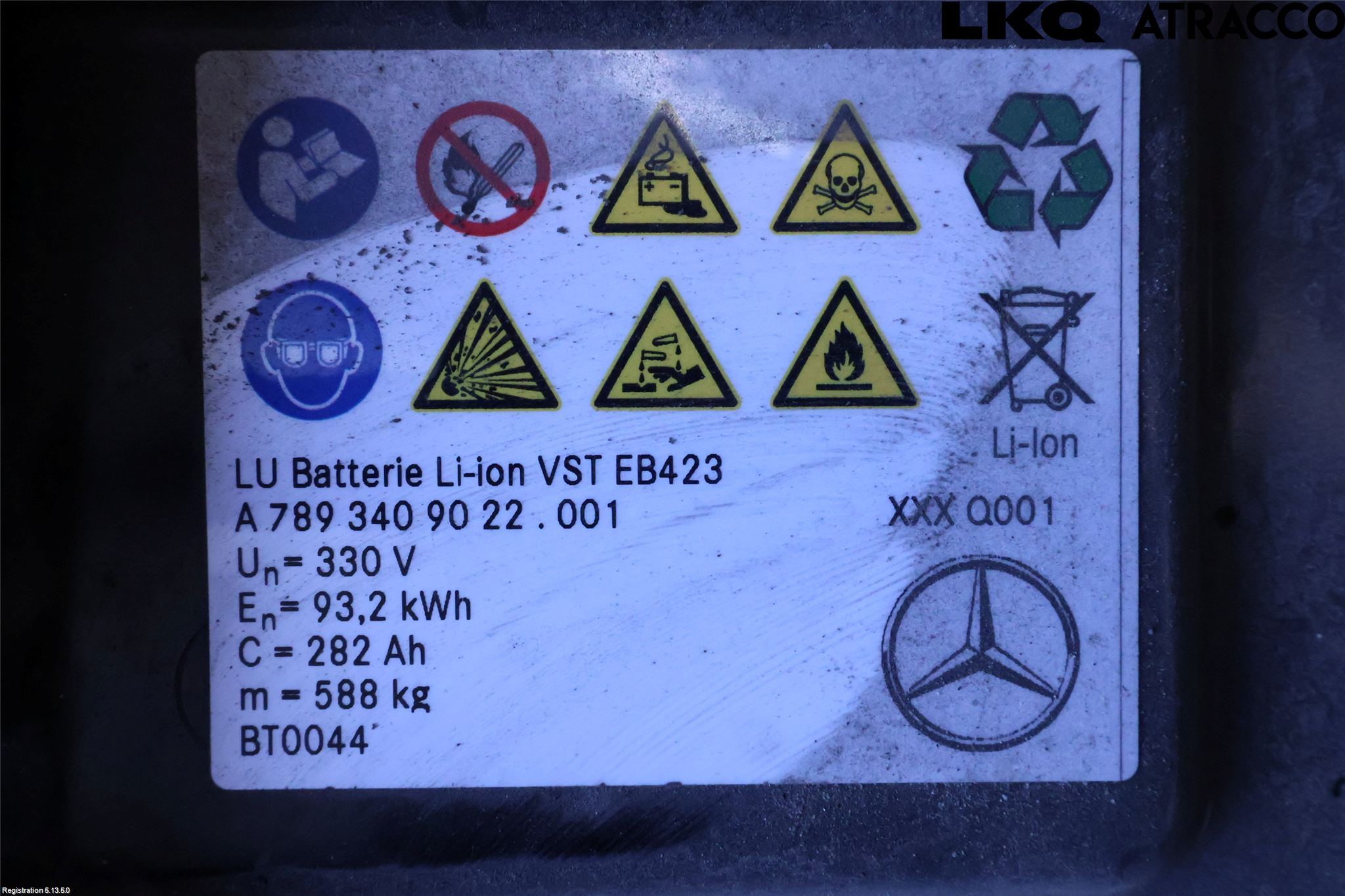 Mercedes-Benz MB EQE (V295) 22- Hybrid Batteri