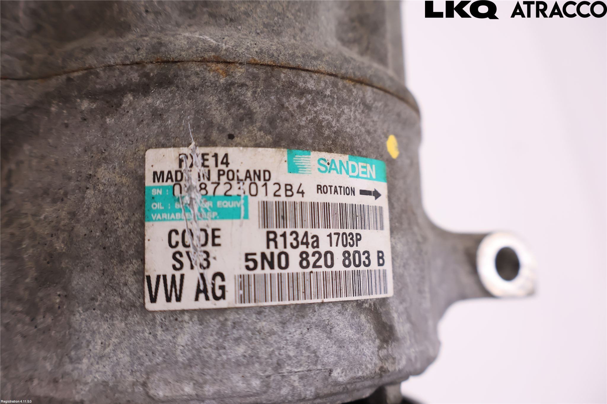 Skoda FABIA 07-14 Varme Ac Kompressor