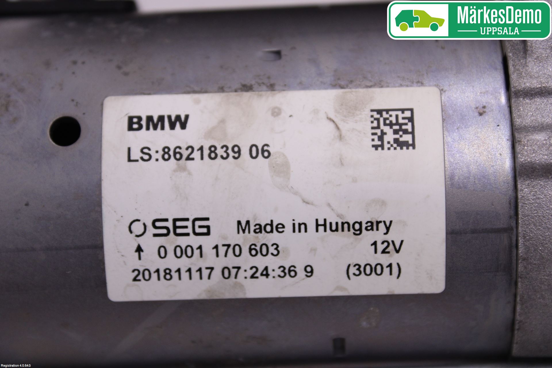 BMW 1 F20/F21 11-19 Startmotor
