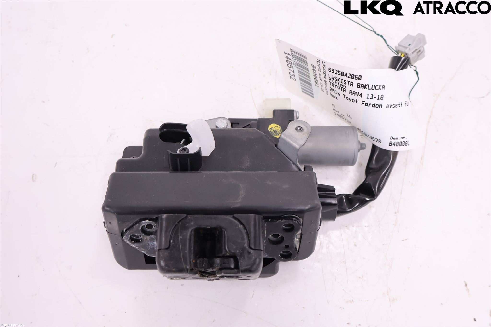Toyota RAV4 13-18 Bakluke-Lokk Låsekasse