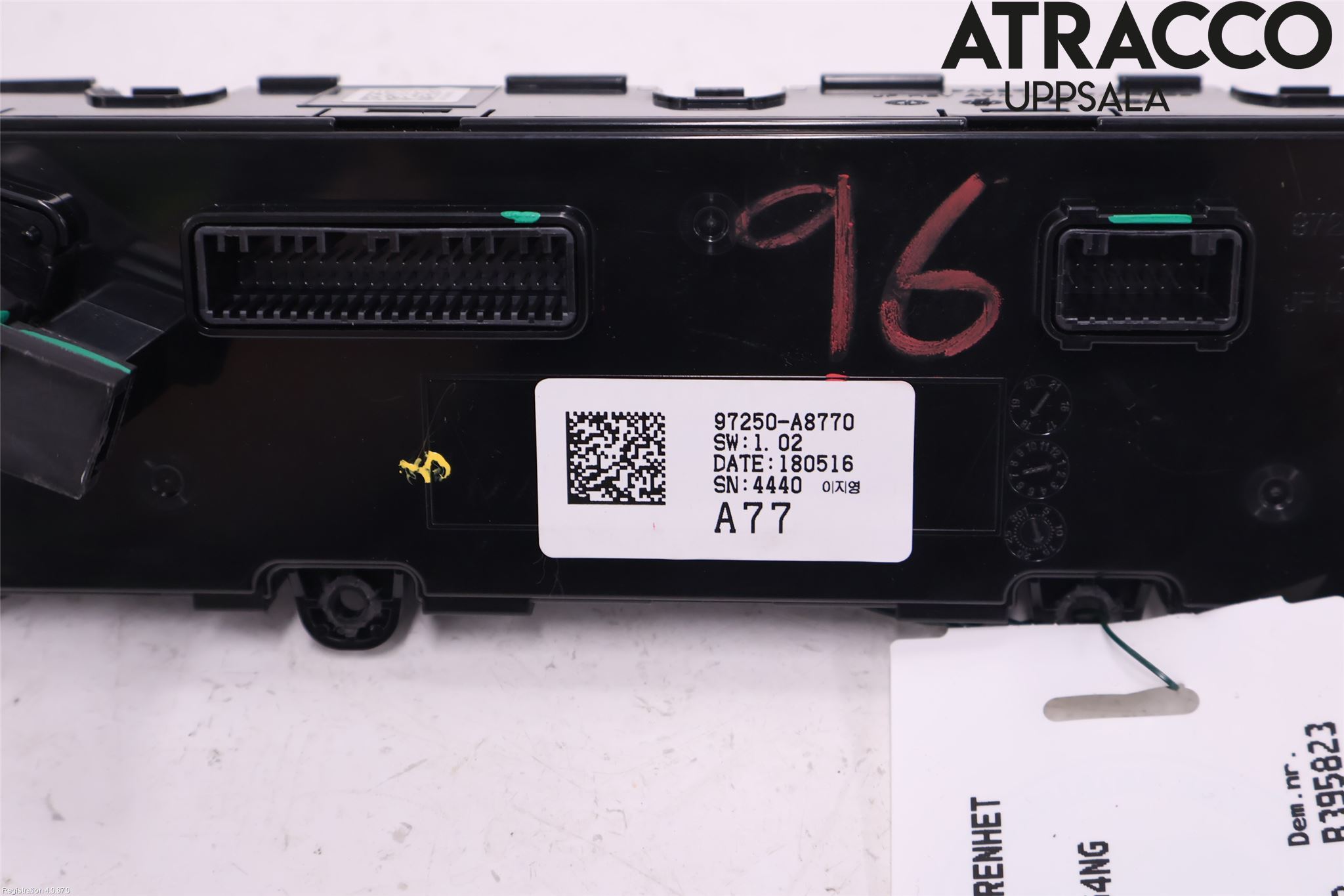 Kia OPTIMA 16-20 Varme Ac Betjening-Display