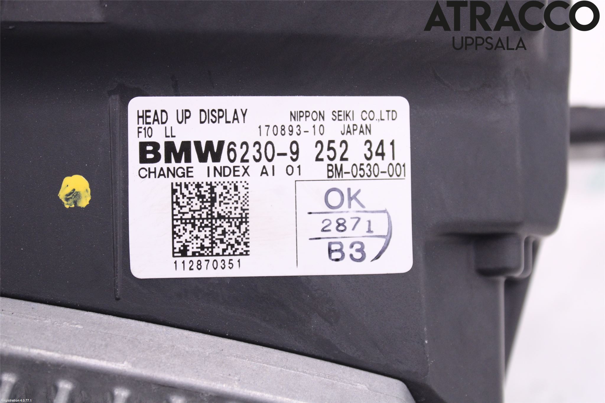 BMW 5 F10/F11/F18 09-17 Instr Skjerm Dvd-Gps-Ac-Tlf