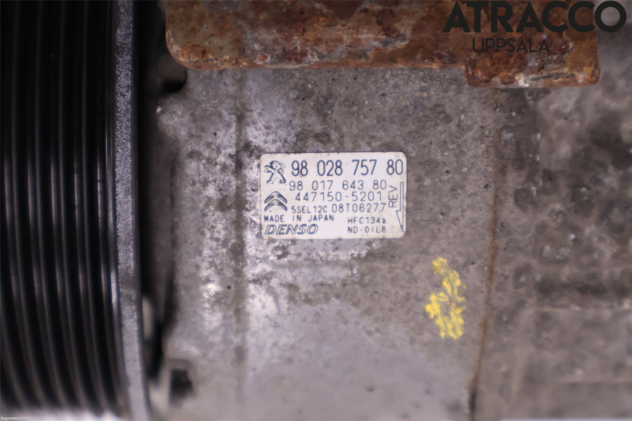 Citroen BERLINGO 08-18 Varme Ac Kompressor