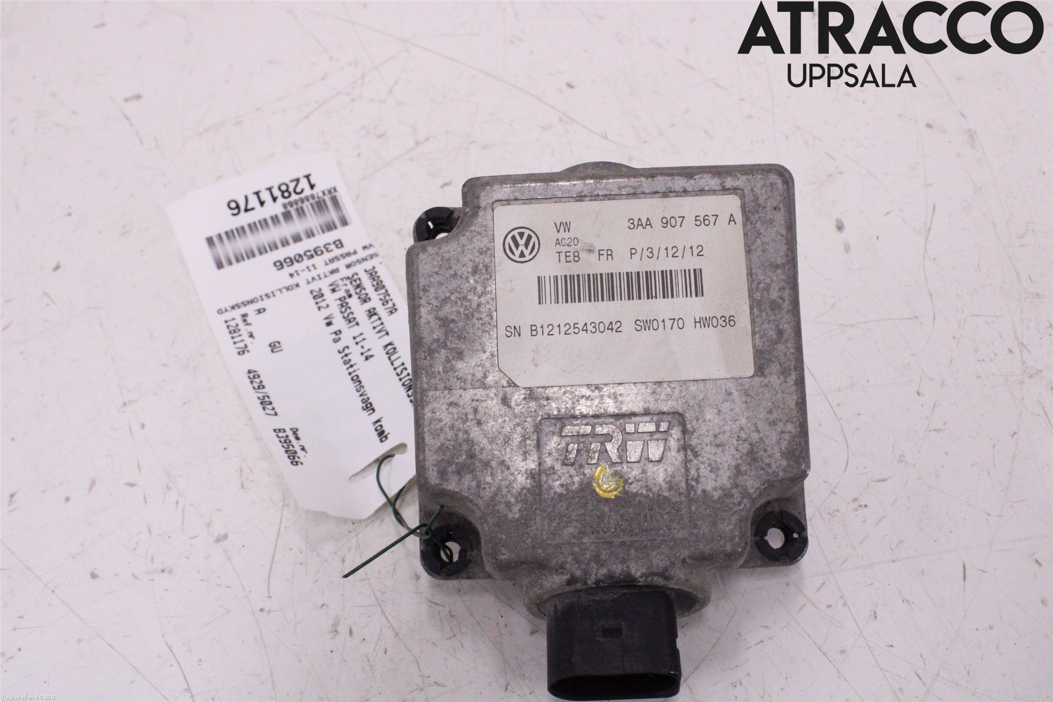 Volkswagen VW PASSAT 11-14 Sensor Kollisjonsbeskyttelse