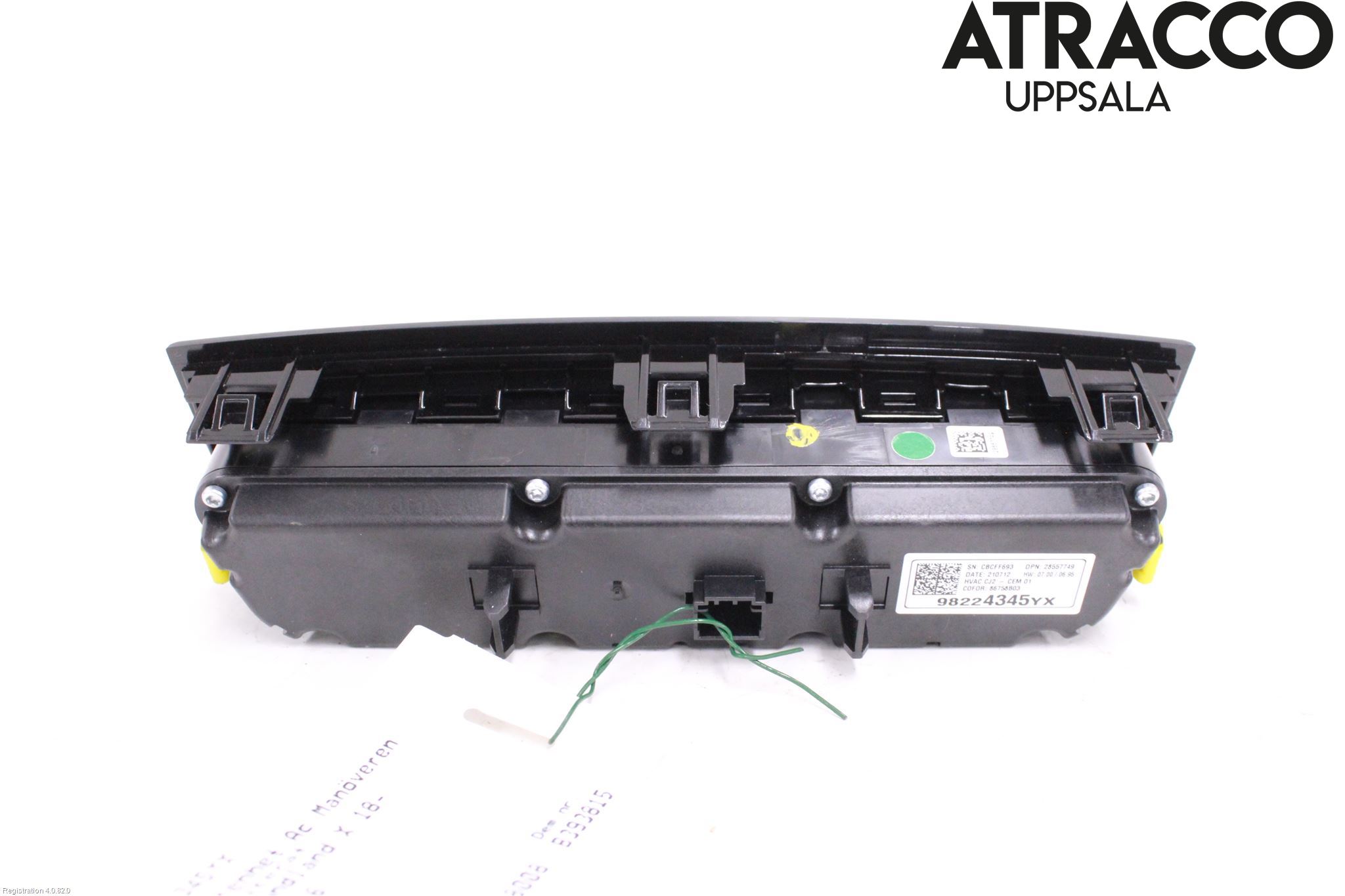 Opel GRANDLAND X 18- Varme Ac Betjening-Display