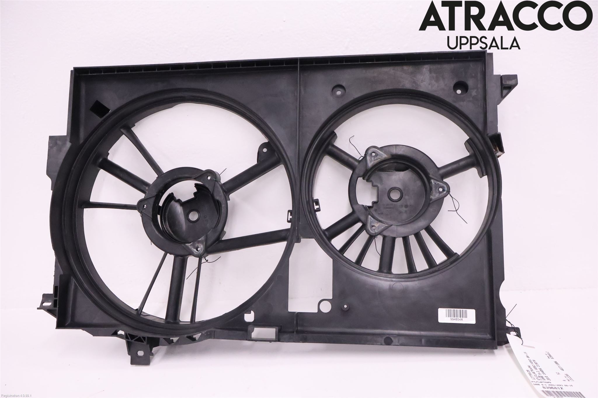 Saab 9-3 VER2/VER3 08-15 Kjølevifte-Radiator Hus-Kåpe