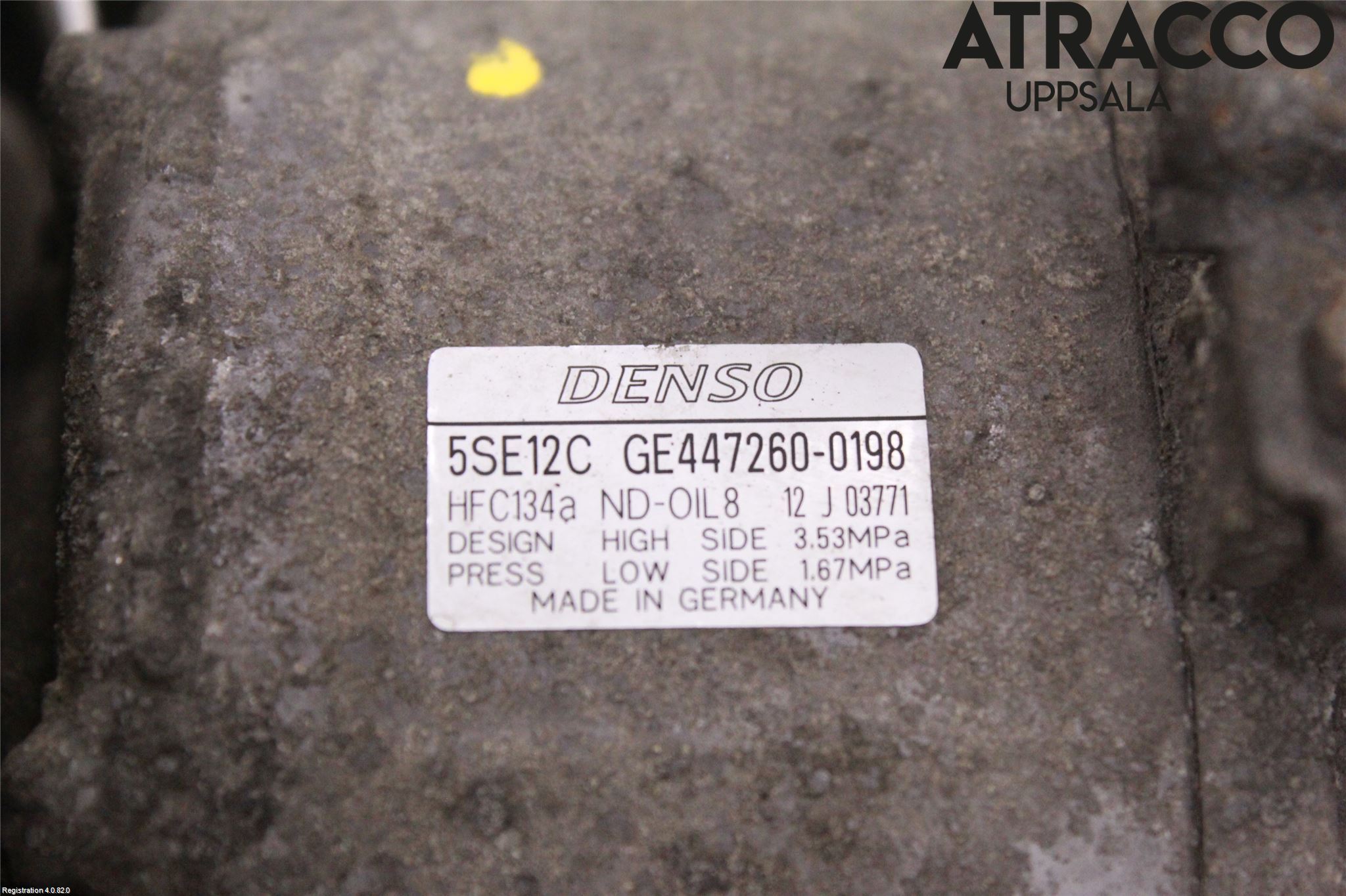 Toyota COROLLA VERSO 08-09 Varme Ac Kompressor