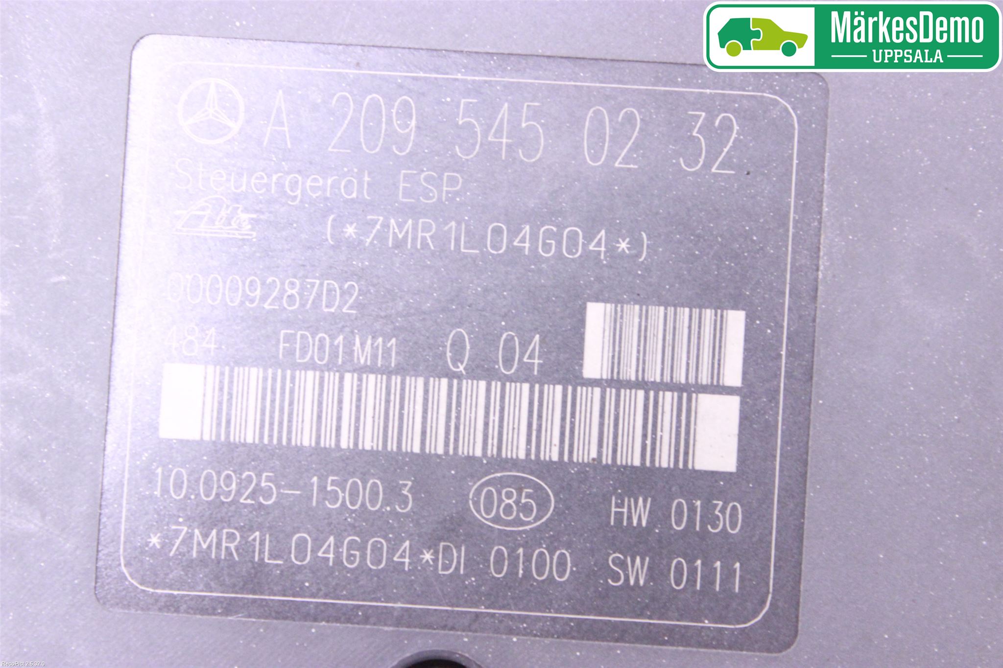 Mercedes-Benz MB C (203) 00-07 Abs Hydraulikkaggregat