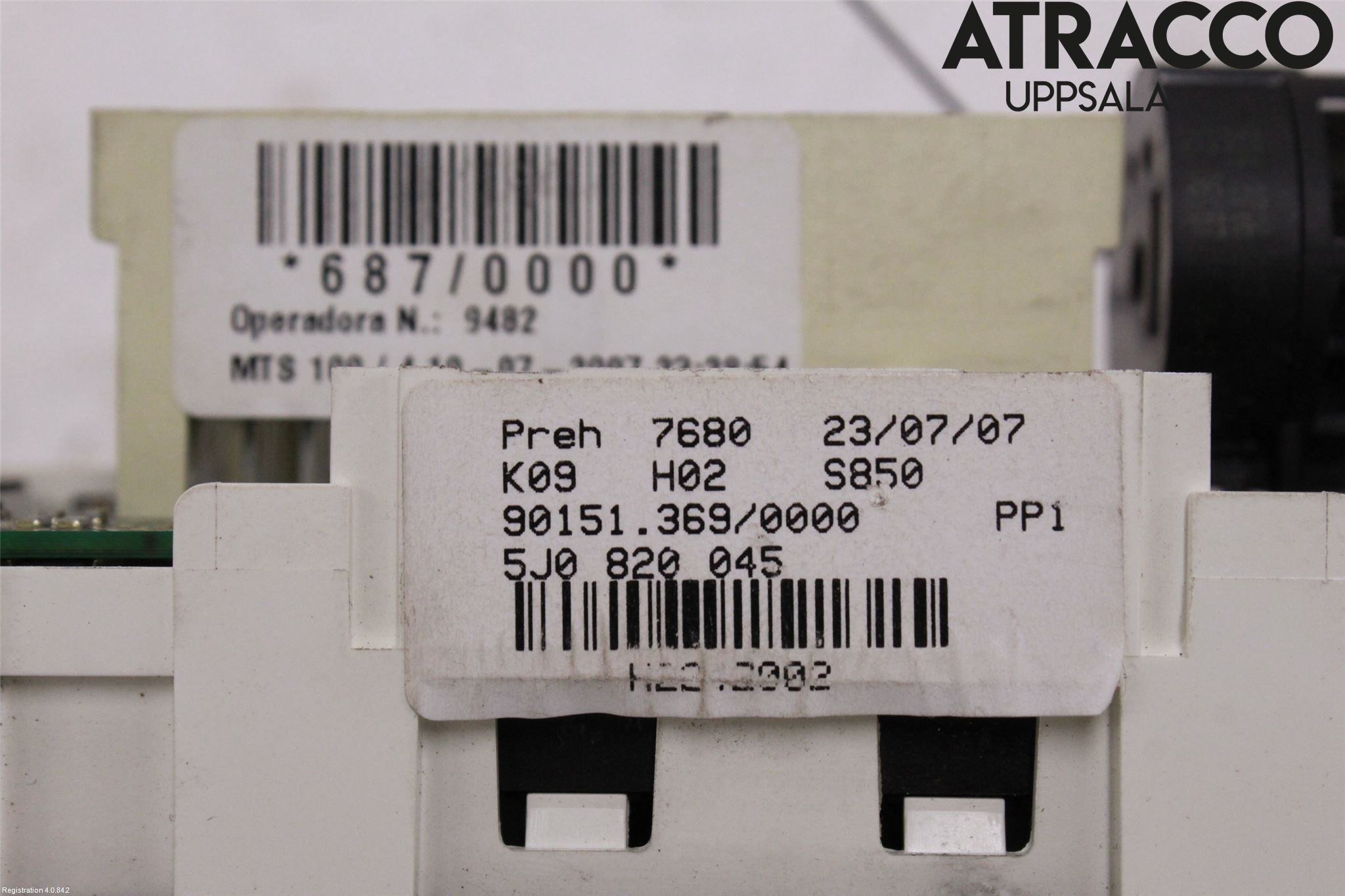 Skoda PRAKTIK Varme Ac Betjening-Display