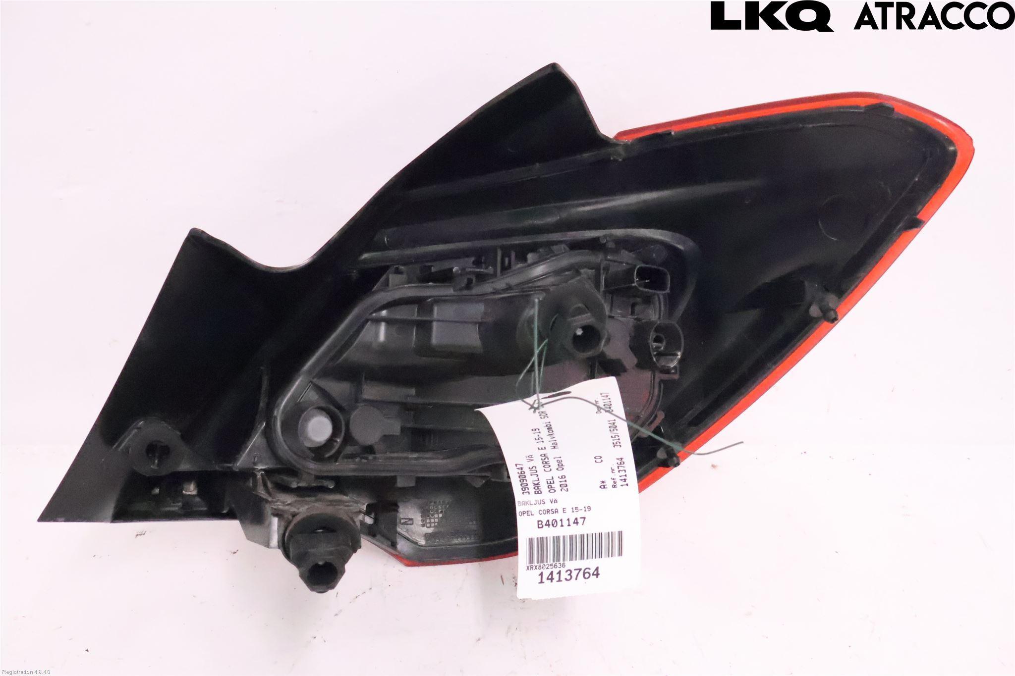 Opel CORSA E 15-19 Baklykt Høyre  På Luke(Indre)