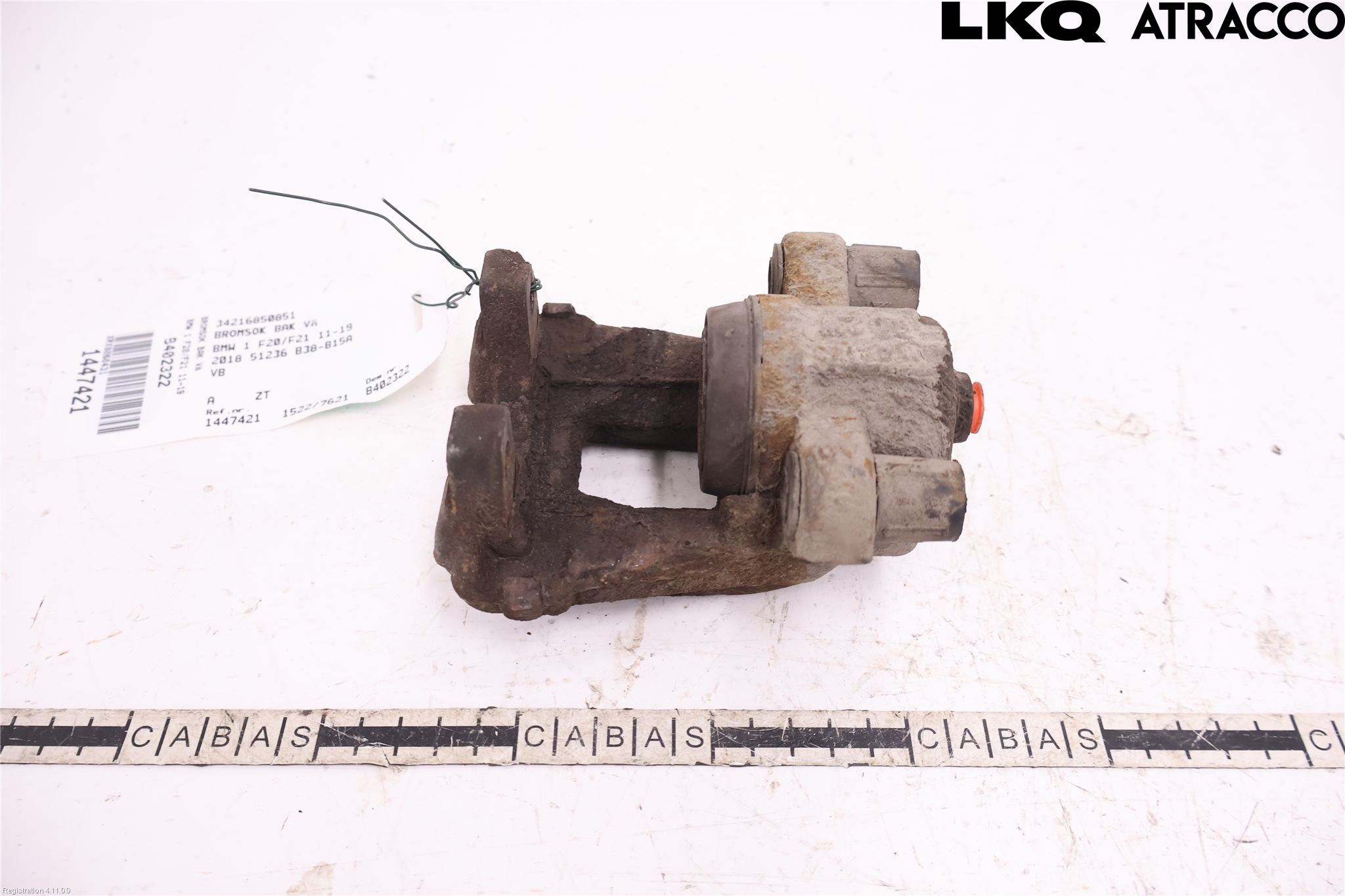 BMW 1 F20/F21 11-19 Bremsecaliper Bak Venstre