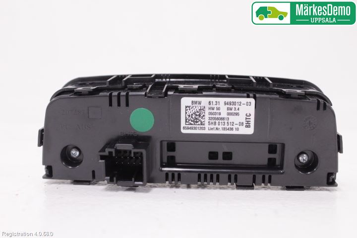 BMW 3 G20/G21/G80/G81 19- Varme Ac Betjening-Display