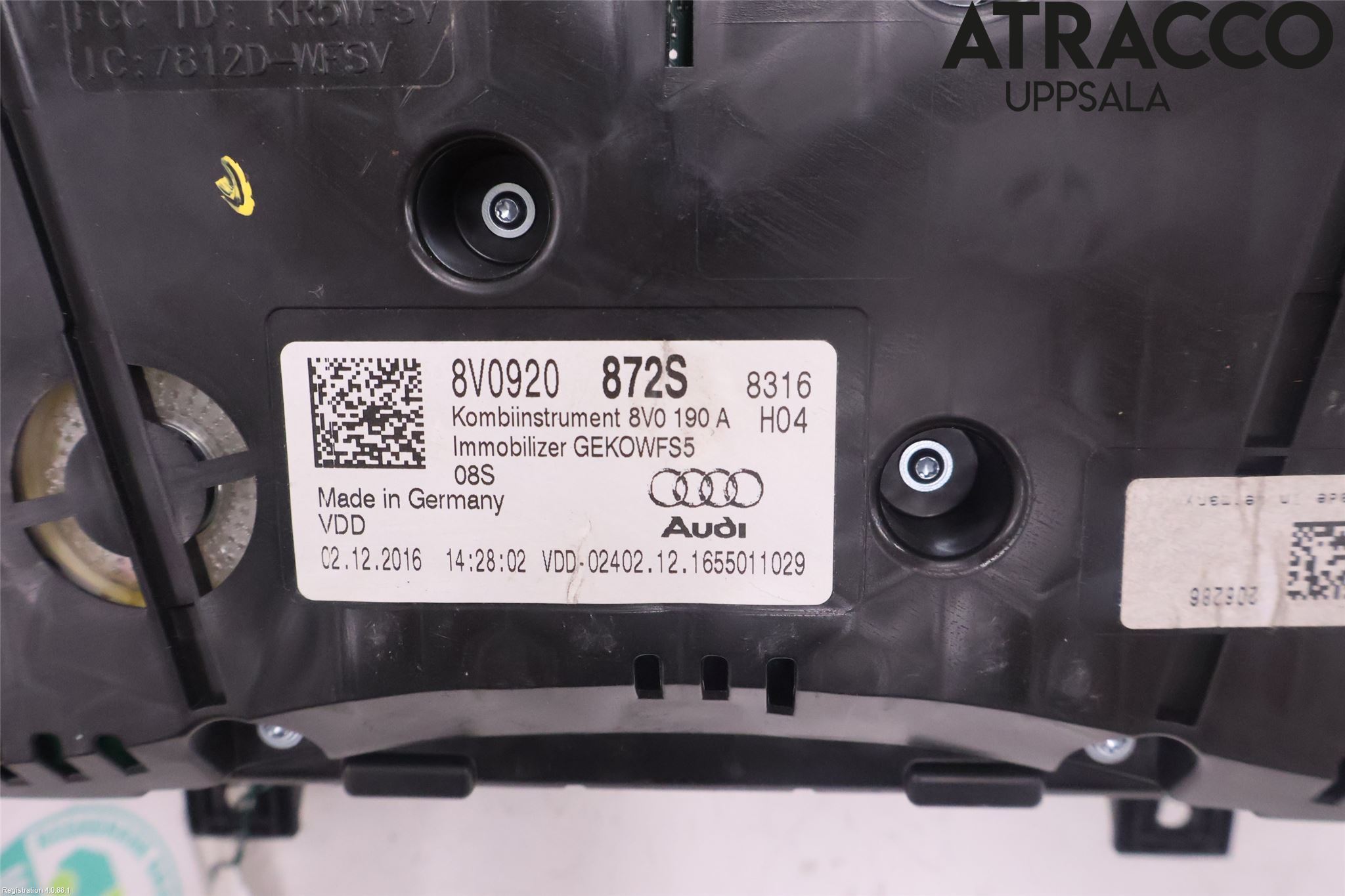 Audi A3/S3 8V 13-20 Instr Kombinert