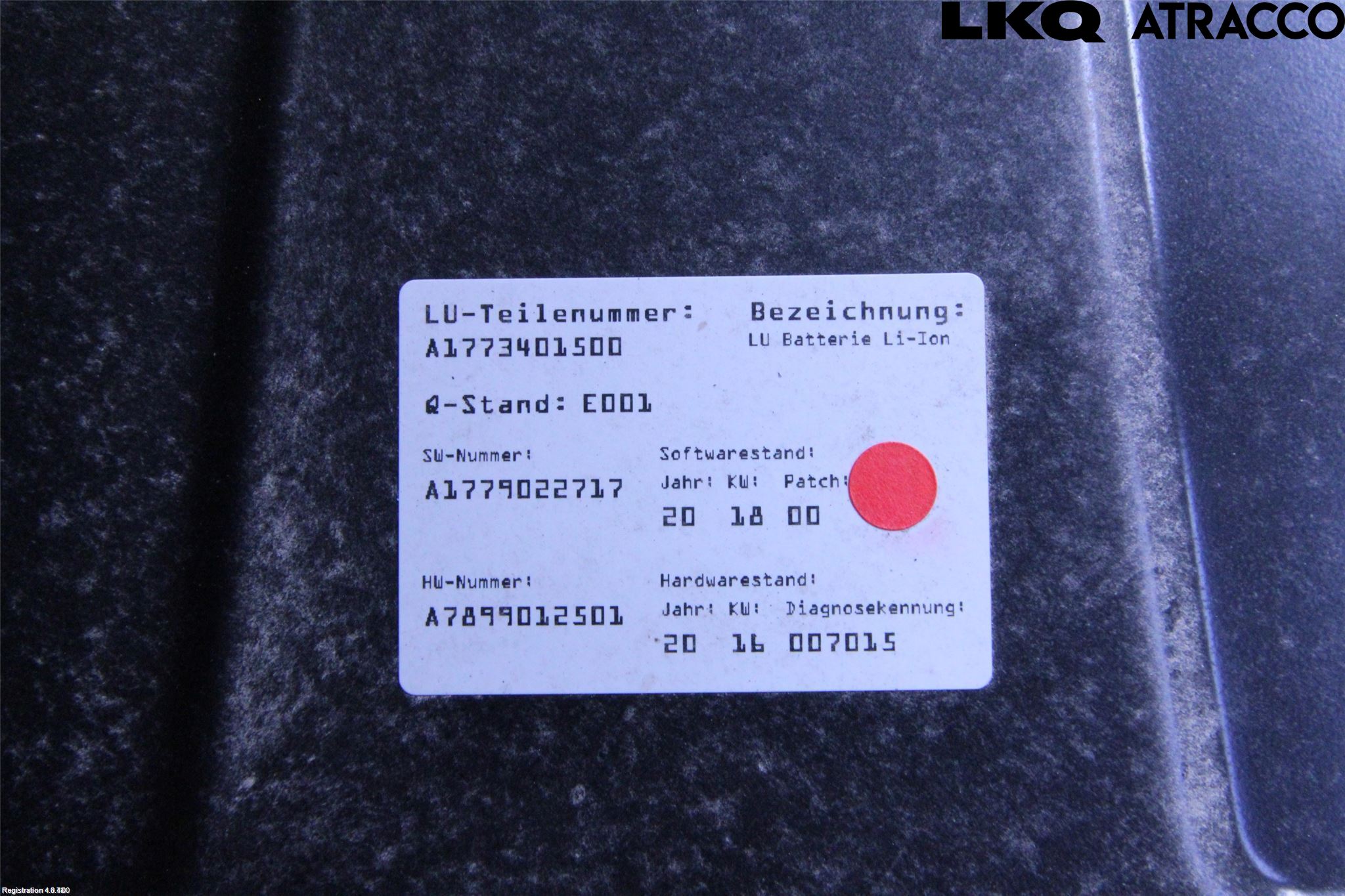 Mercedes-Benz MB B-KLASS (W247) 19- Hybrid Batteri