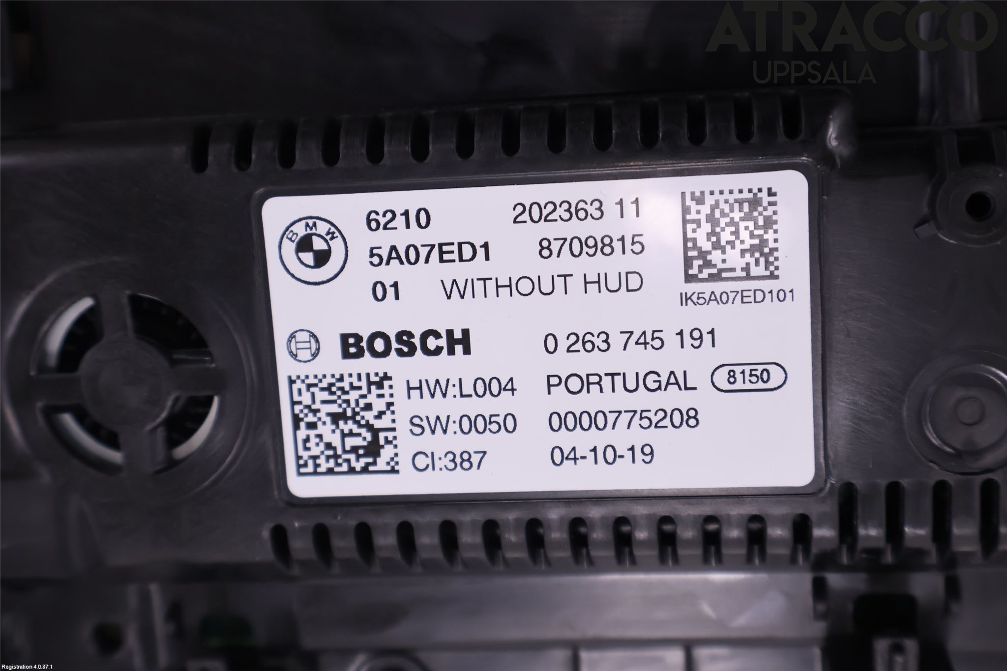 BMW X3 G01 18- Instr Speedometer