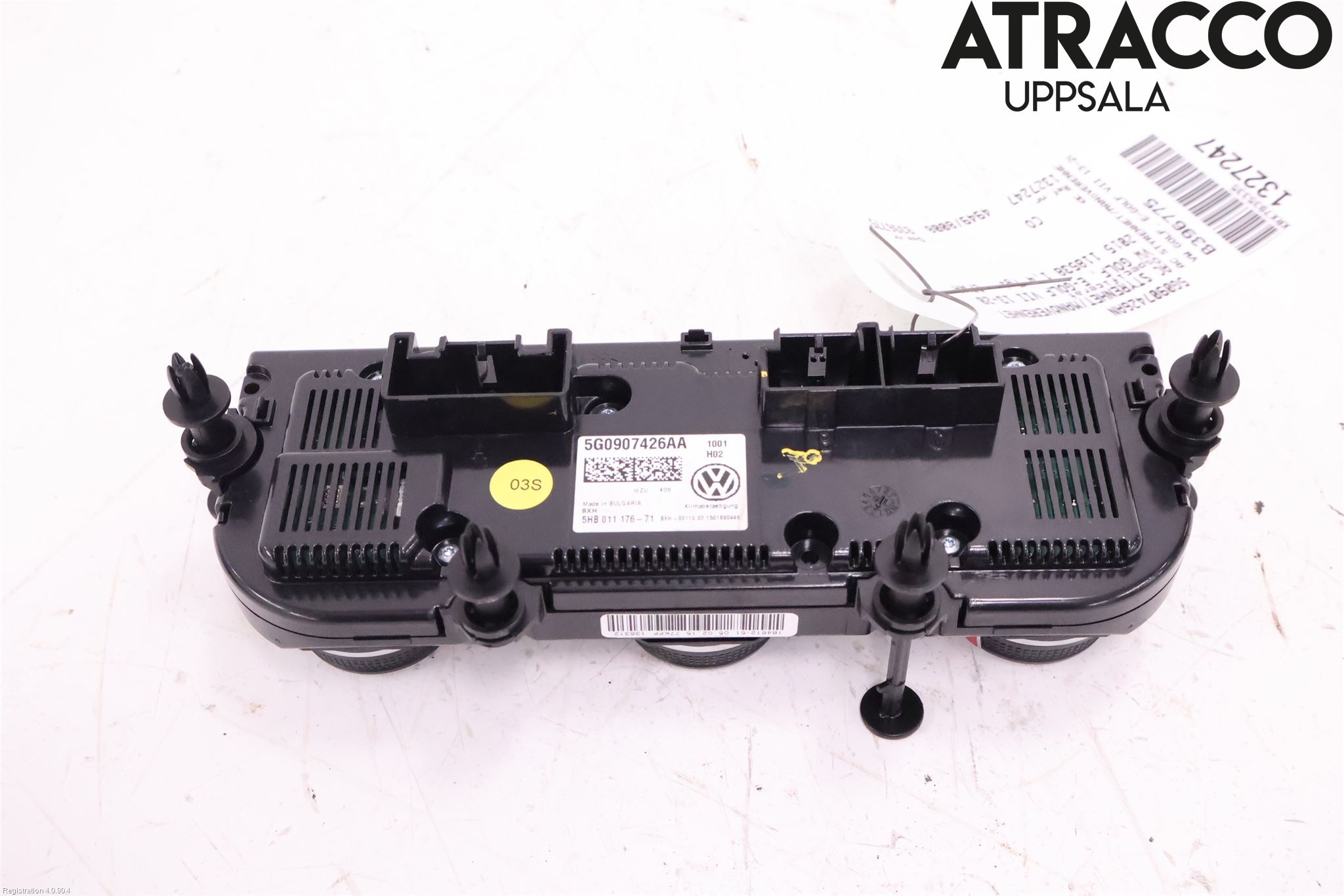 Volkswagen VW GOLF / E-GOLF VII 13-20 Varme Ac Betjening-Display