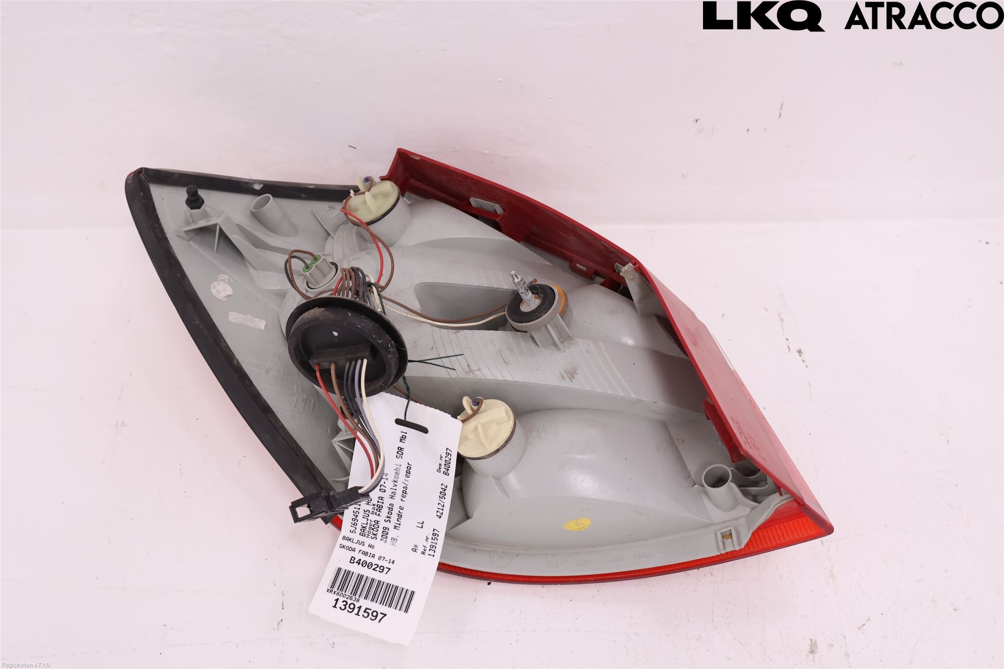 Skoda FABIA 07-14 Baklykt Høyre