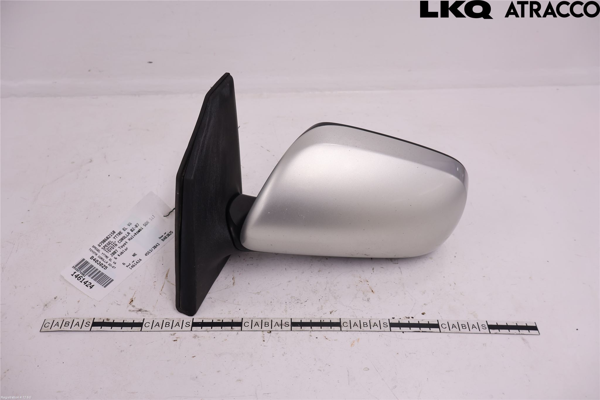 Toyota COROLLA 02-07 Speil V M-El Justering