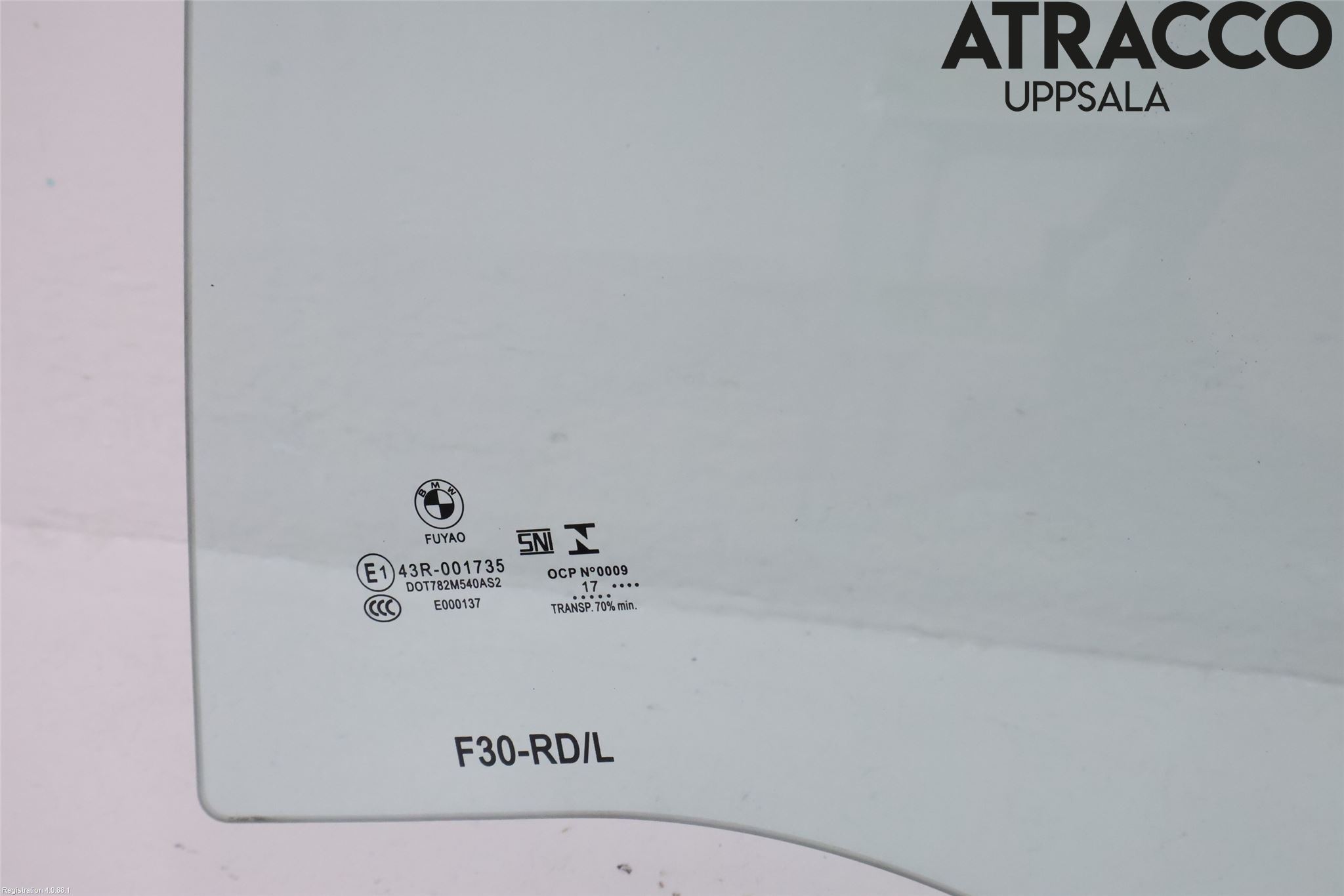 BMW 3 F30/F31/F80 12-19 Dørrute Bak Venstre 4Dørs
