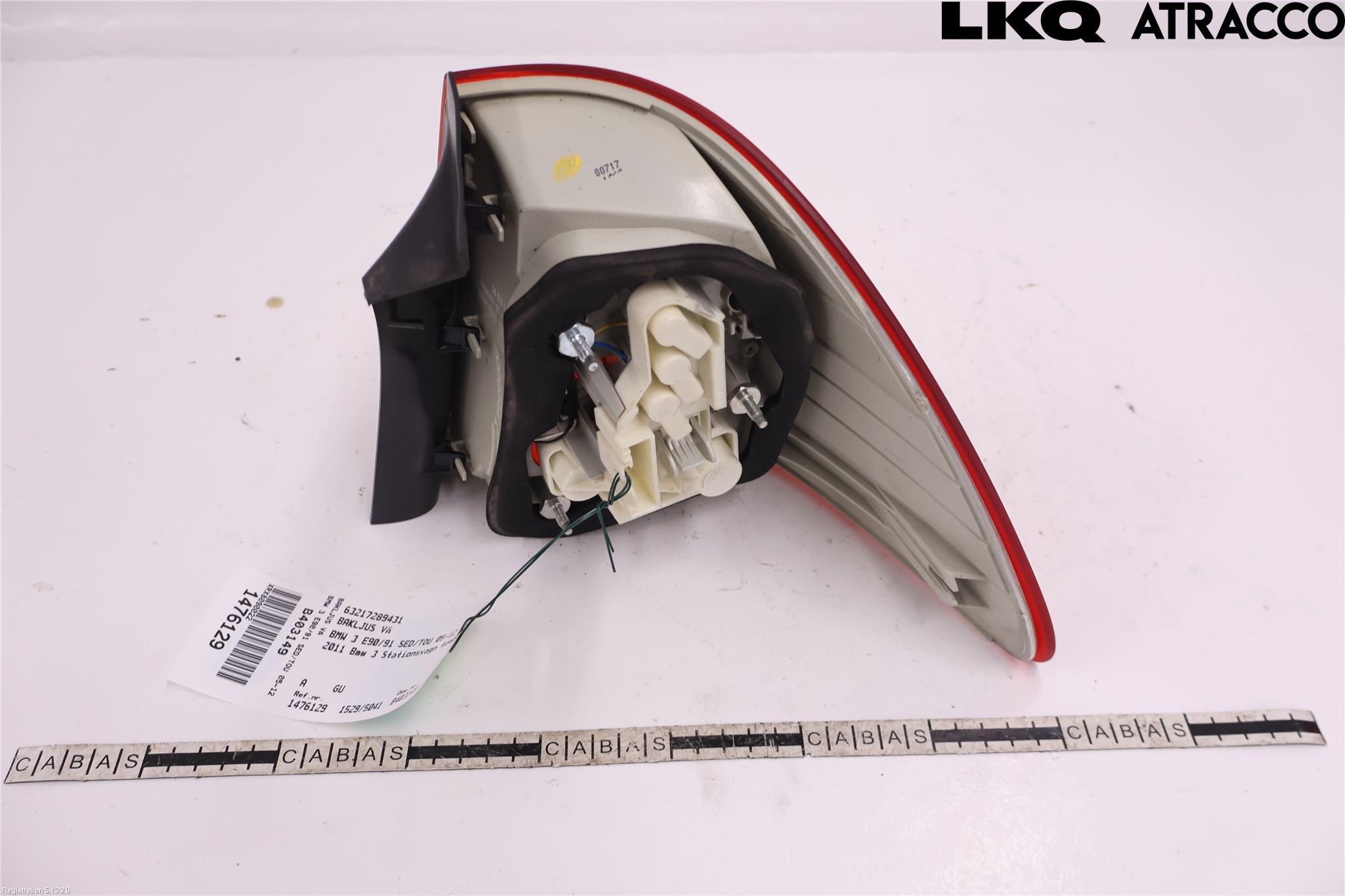 BMW 3 E90/91 SED/TOU 05-12 Baklykt Venstre