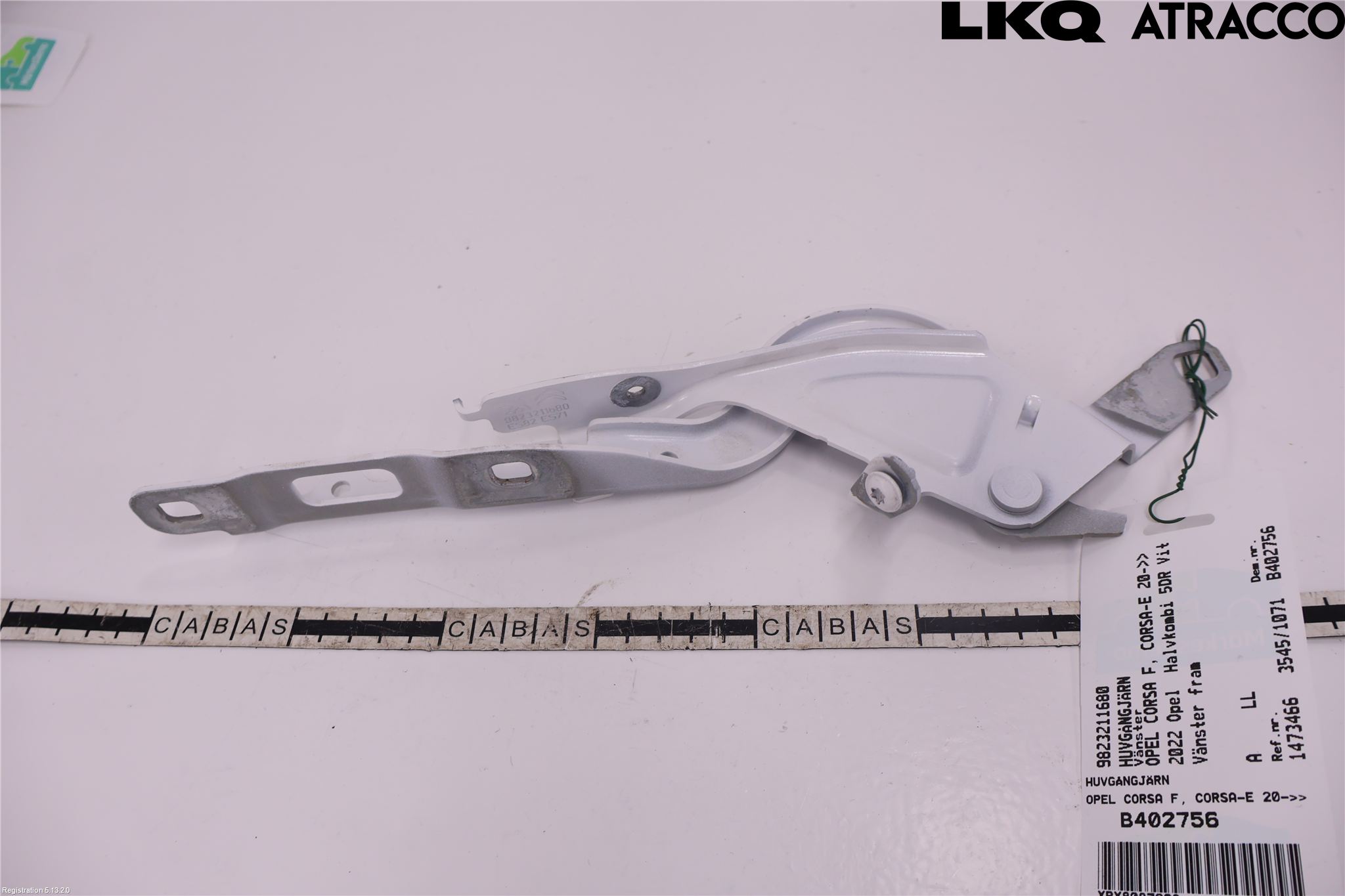 Opel CORSA F, CORSA-E 20- Panser Hengsel - Hengsler