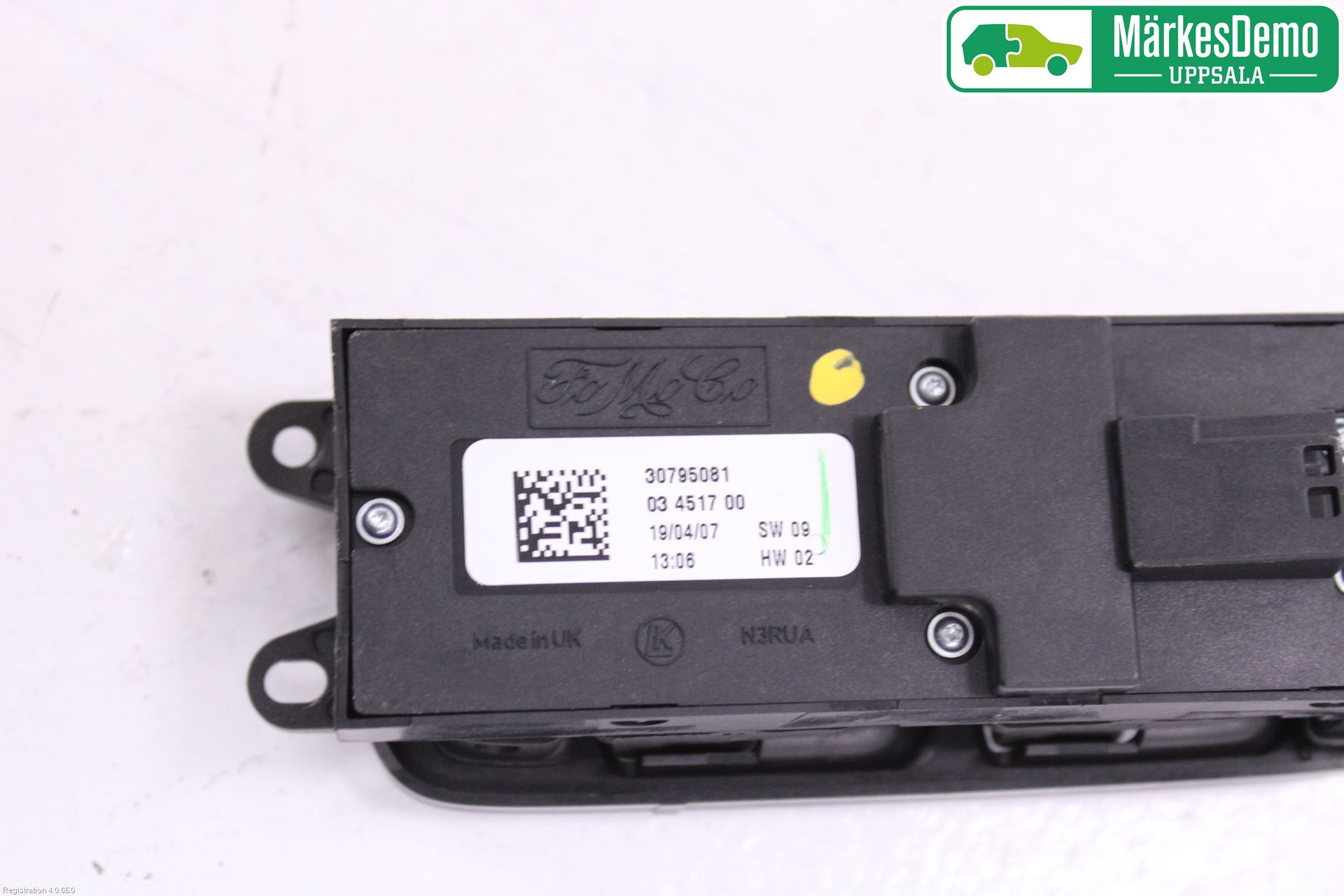 Volvo S40 04-07 Bryter Vindusheis
