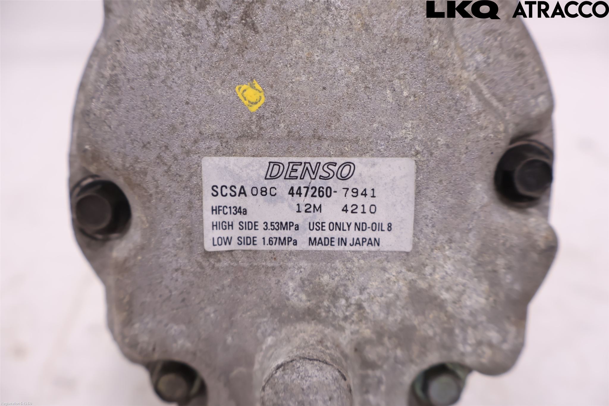 Subaru LEGACY 10-14 Varme Ac Kompressor