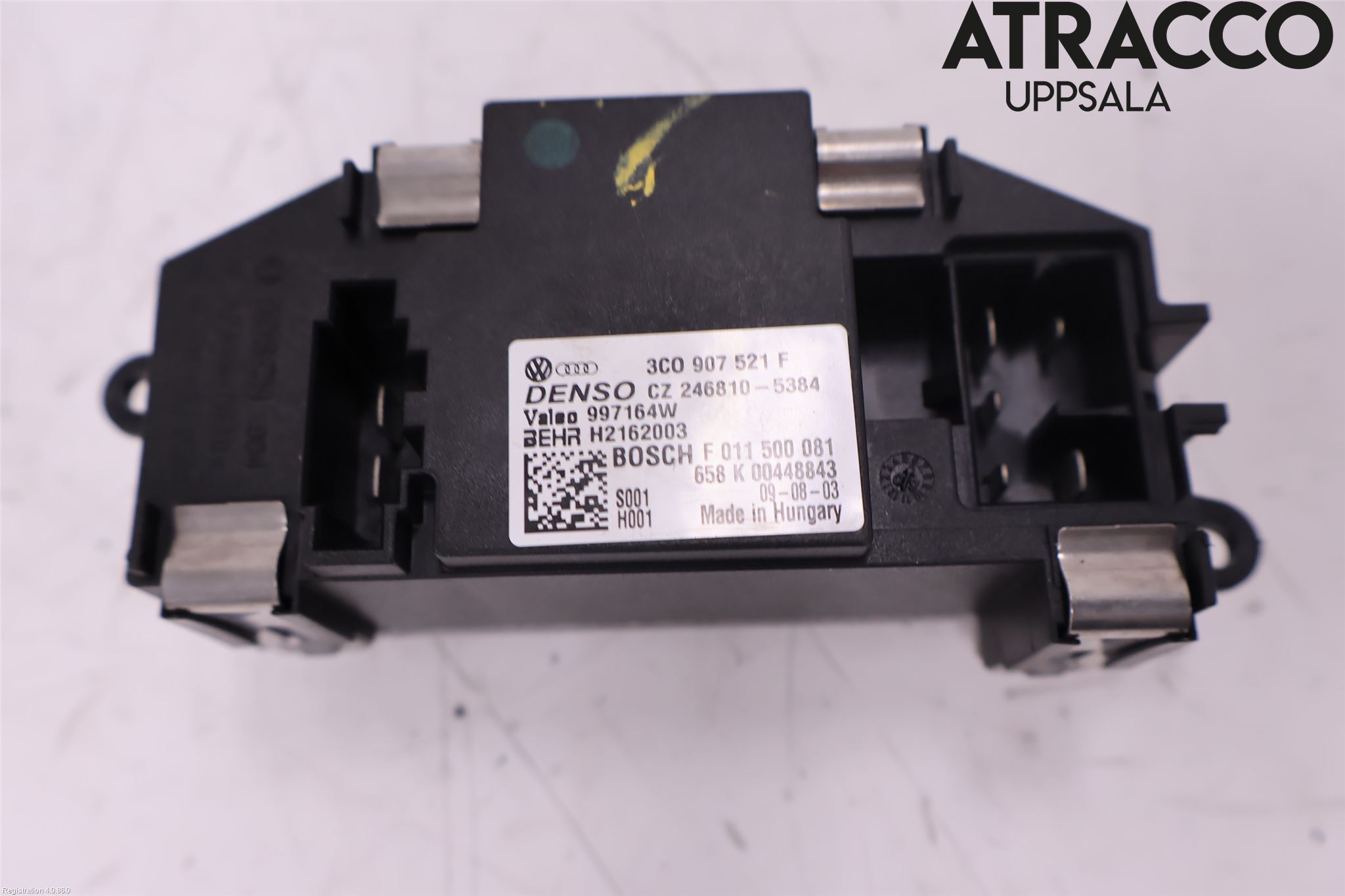Volkswagen VW PASSAT CC 08-16 Varmeapparat Viftemotstand