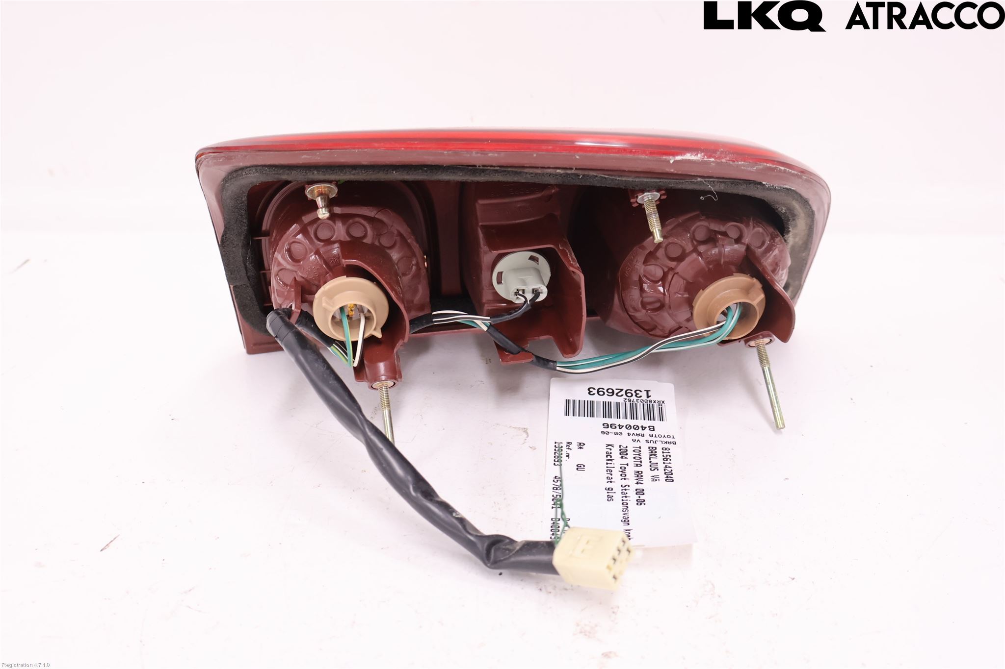 Toyota RAV 4 00-06 Baklykt Venstre
