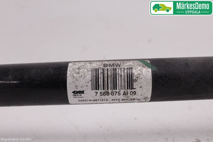 BMW 6 F12/F13 10-18 Drivaksel Bak Kompl Venstre