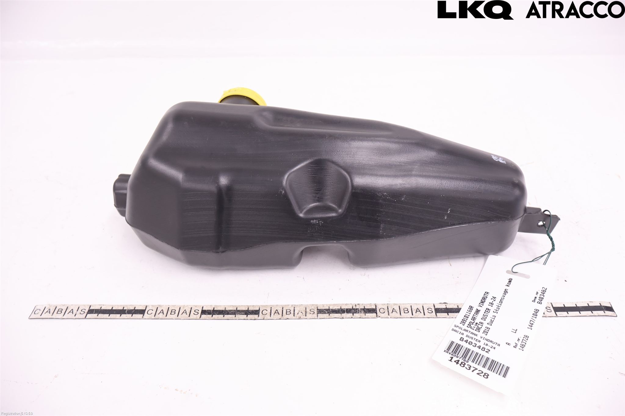 Dacia DUSTER 18-24 Spylerbeholder Frontrute